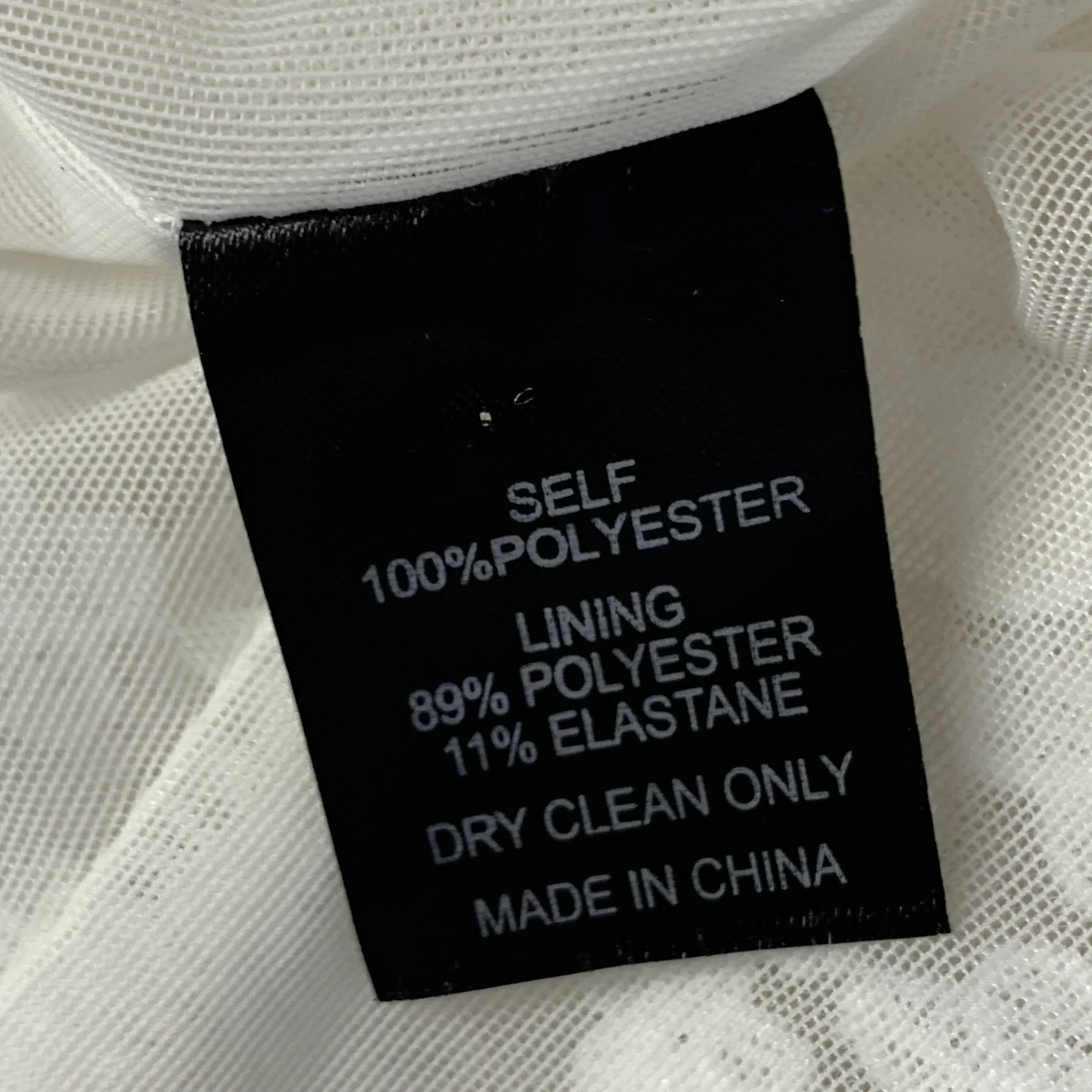 CYNTHIA ROWLEY Size M White Polyester Lace Peak Lapel Pantsuit - Image 12