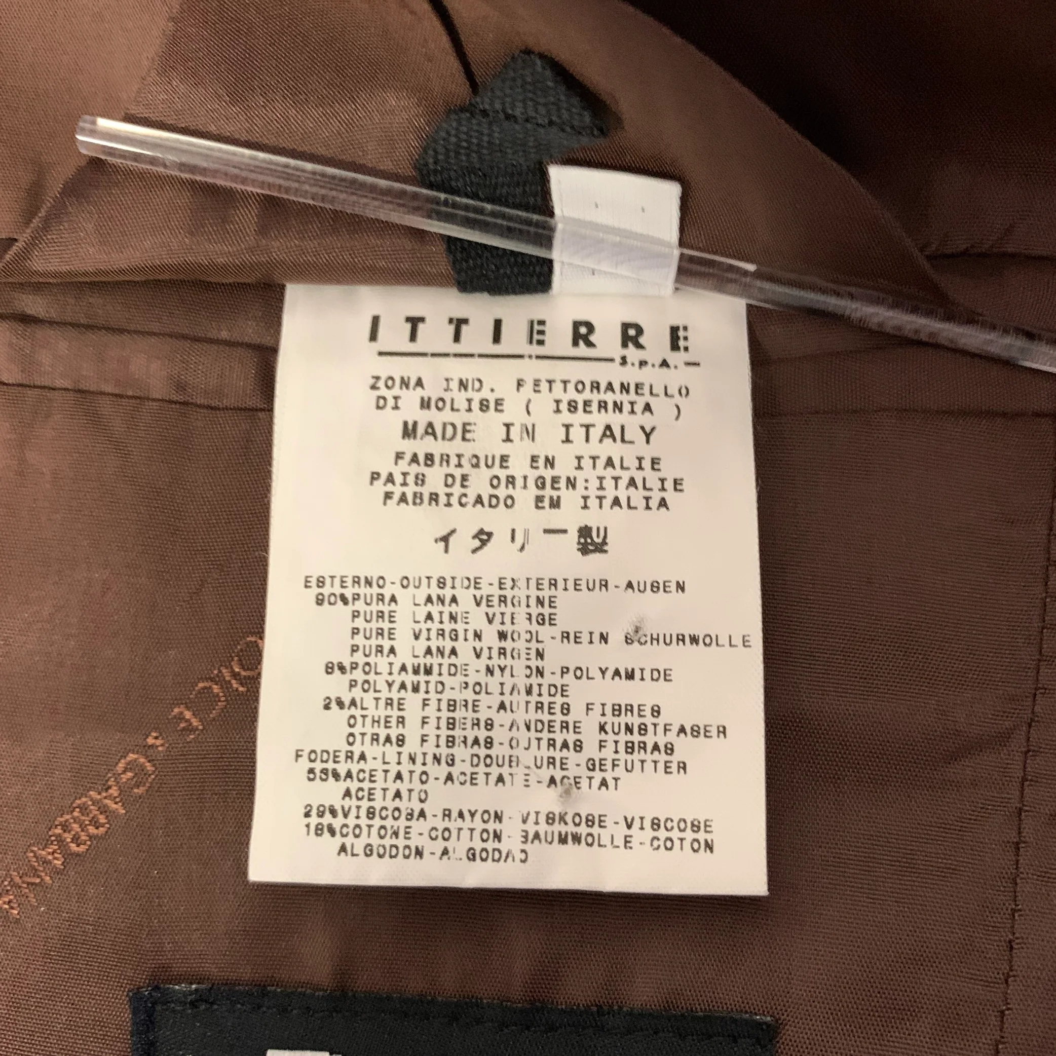 D&G by DOLCE & GABBANA Size 36 Brown Wool Nylon Notch Lapel Sport Coat - Image 7