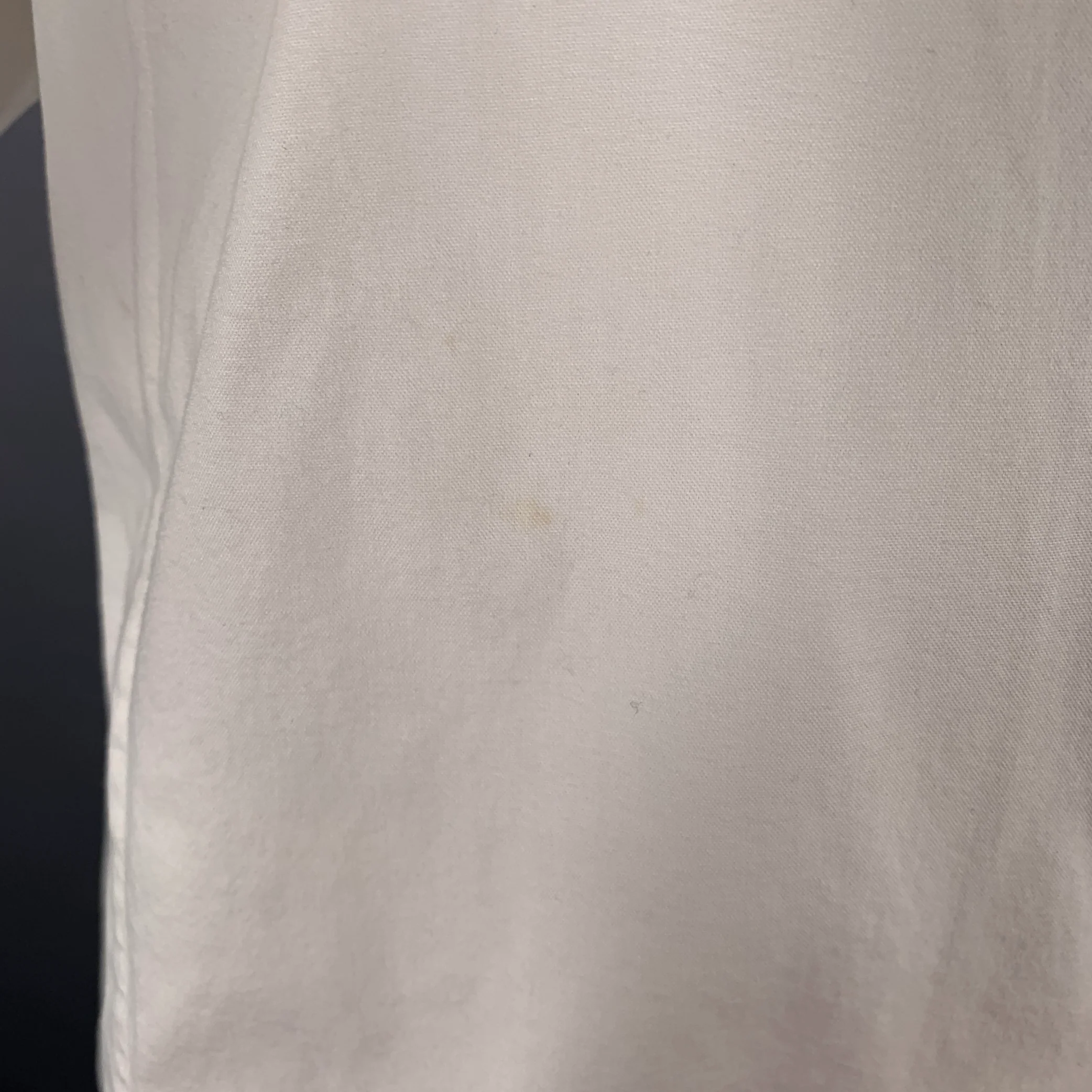 D.GNAK by KANG D. One Size White Mixed Fabrics Oversized Long Sleeve Shirt - Image 9