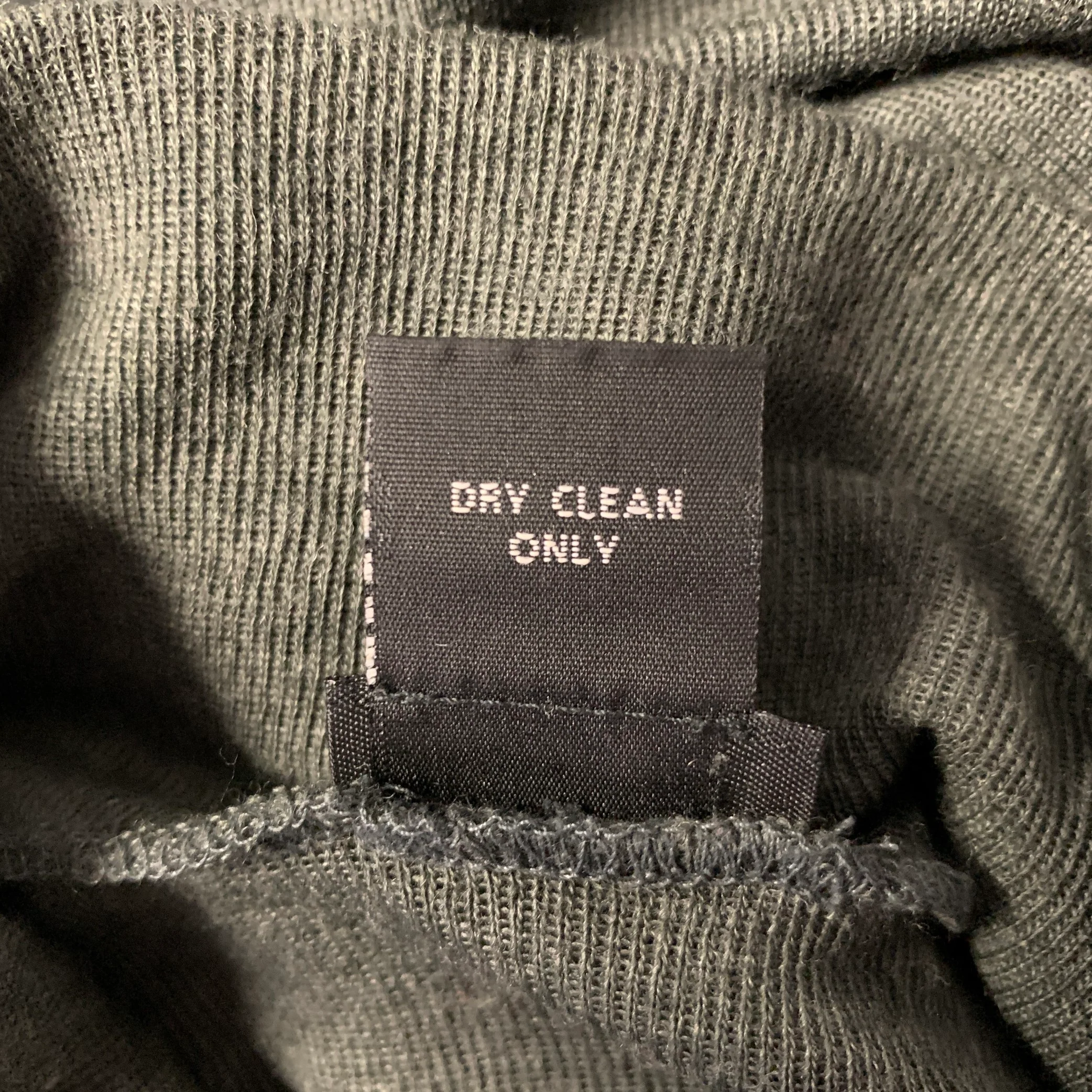 DANIEL CLEARY Size M Green Grey Knit Wool Turtleneck Pullover - Image 5