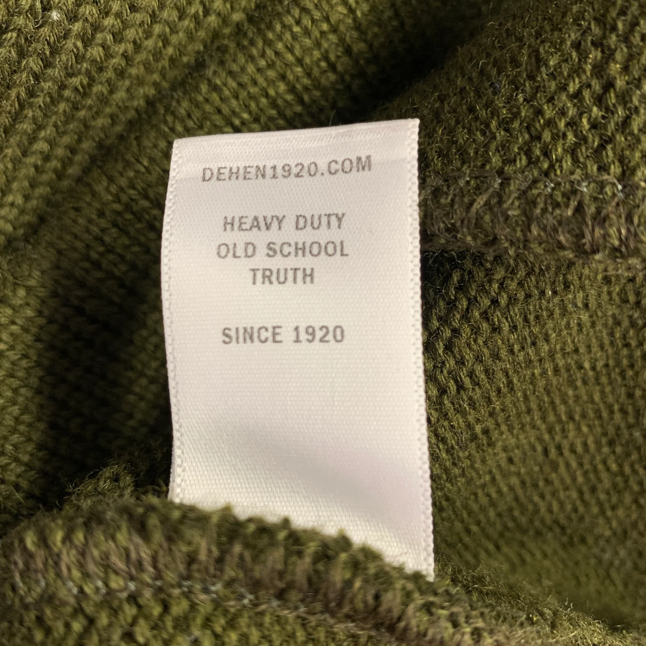 DEHEN 1920 Size XL Green Knit Wool Two Pockets Cardigan - Image 6