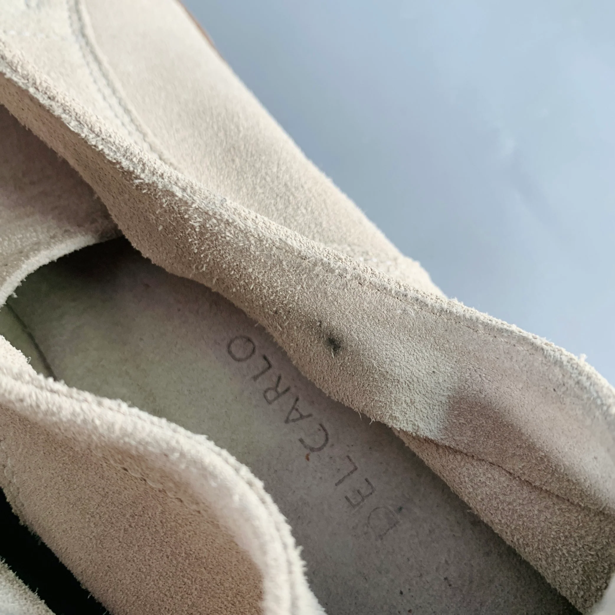 DEL CARLO Size 6.5 Grey Suede Lace-Up Derby Shoes - Image 11