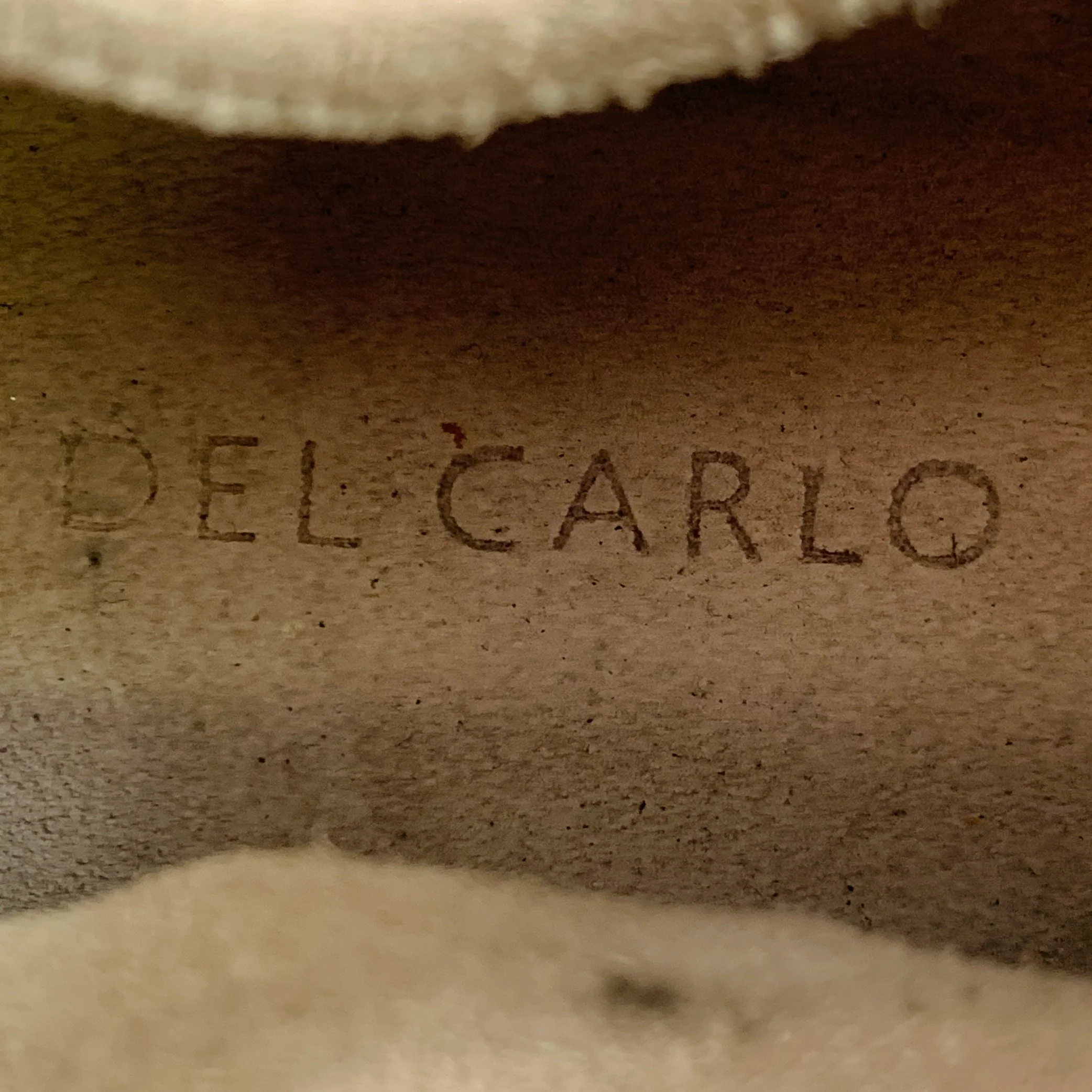 DEL CARLO Size 6.5 Grey Suede Lace-Up Derby Shoes - Image 8