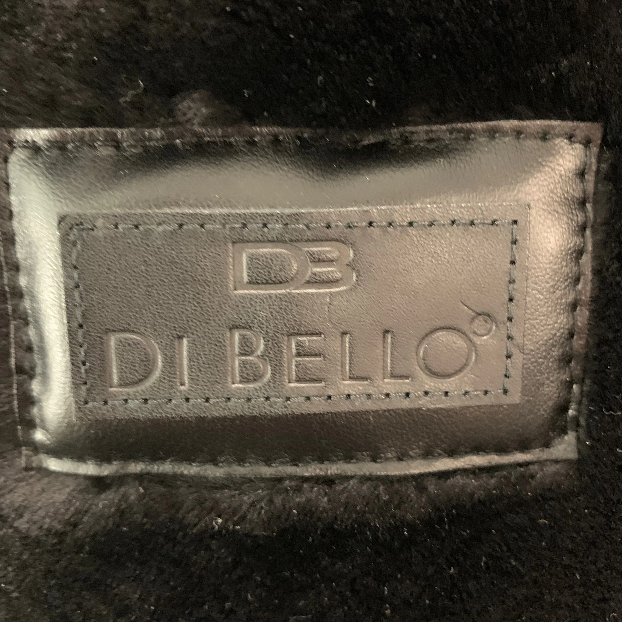 DI BELLO Size 44 Navy Polyester Single breasted Coat - Image 5
