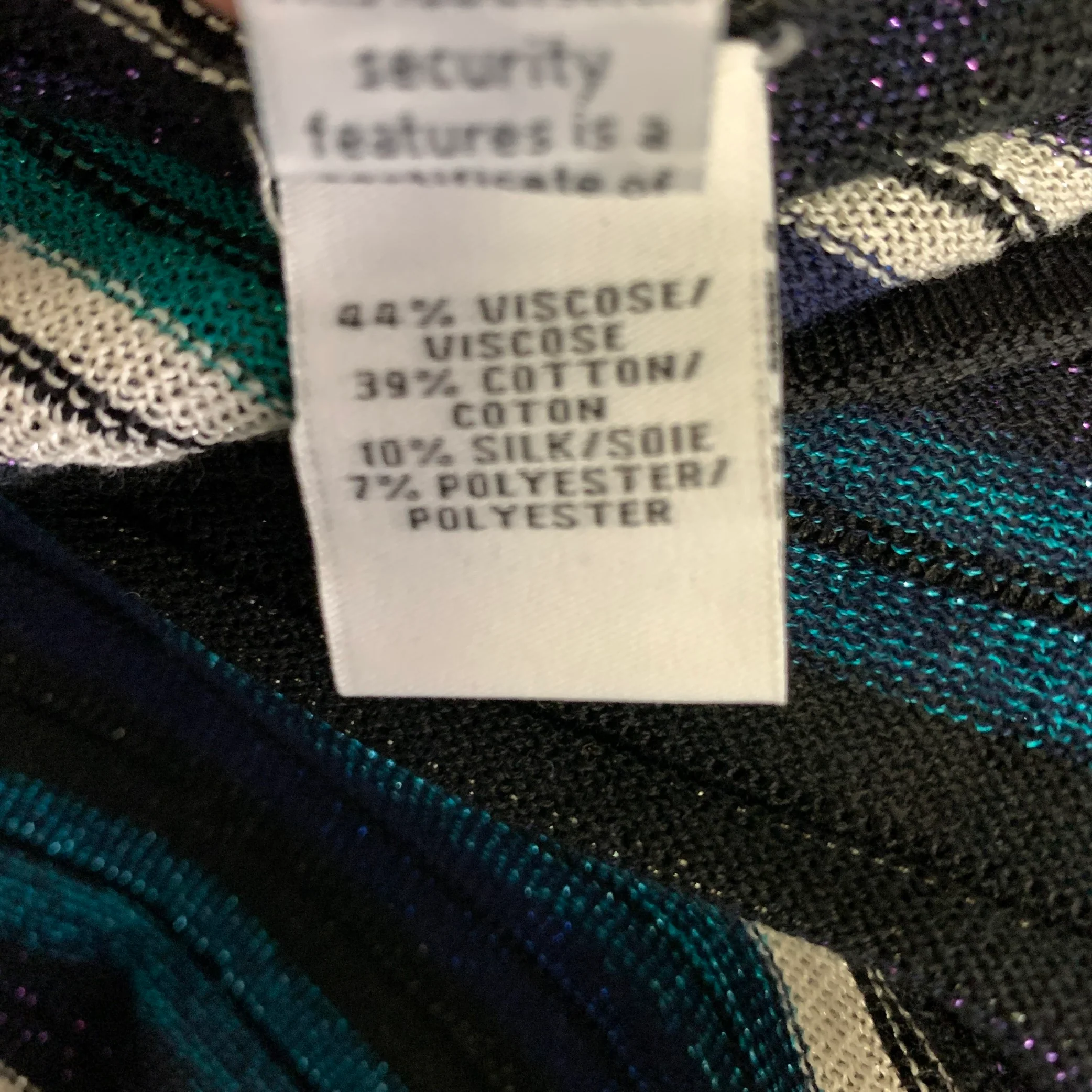 DIANE VON FURSTENBERG Size M Black Green Silk Blend Stripe Wrap Mid-Calf Dress - Image 9