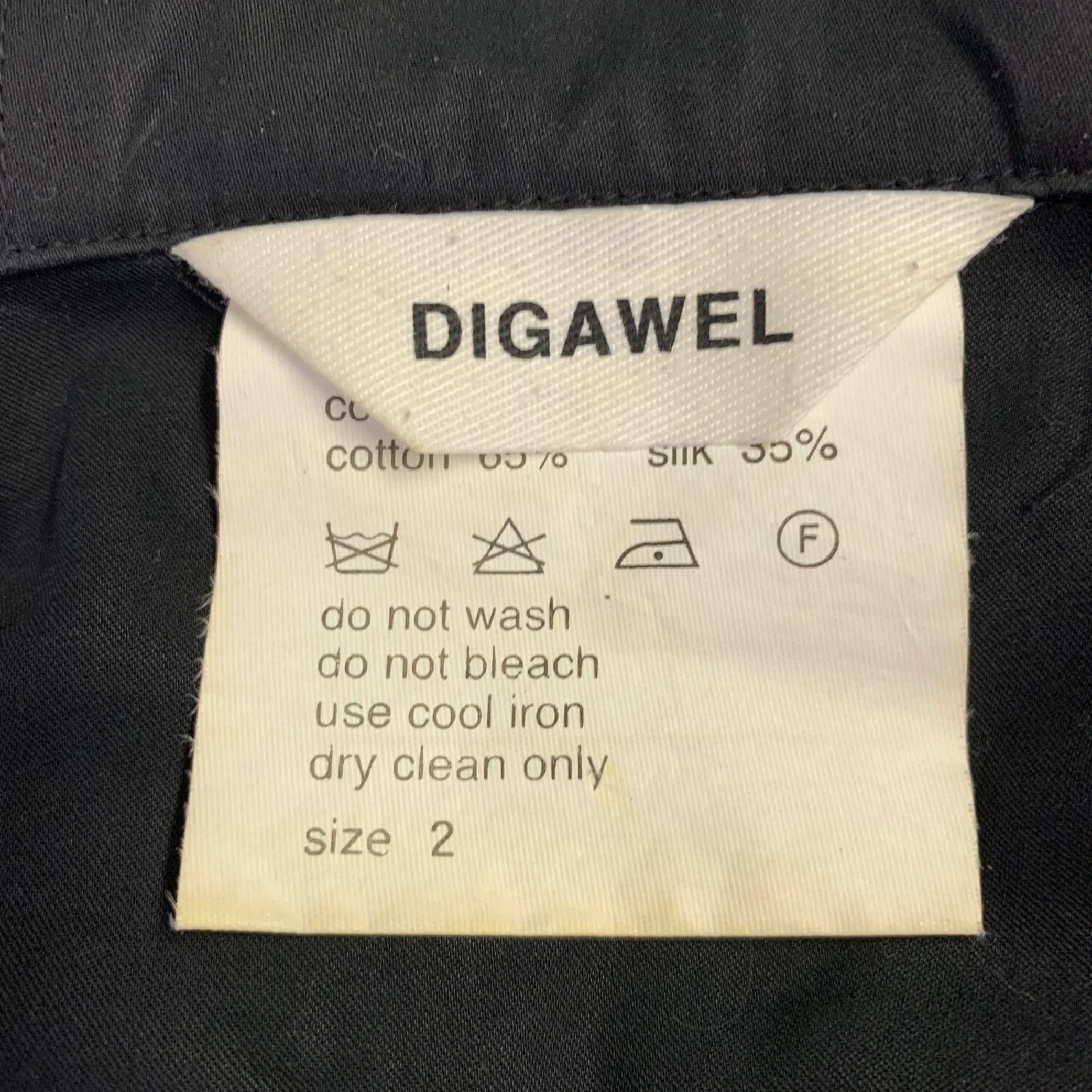 DIGAWEL Size M Black Cotton Hoodie Sweatshirt - Image 5