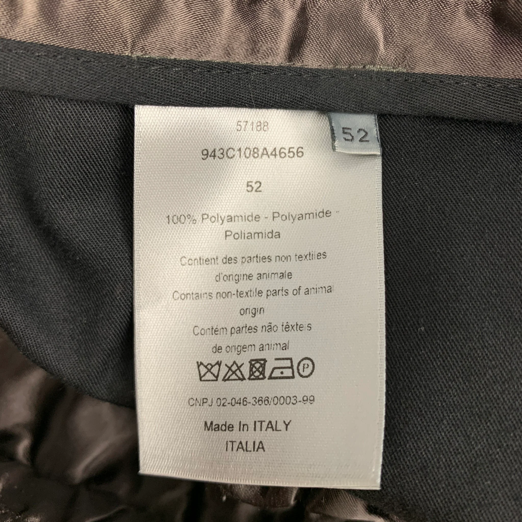 DIOR by Kim Jones Size L Grey Gunmetal Polyamide Drawstring Casual Pants - Image 5