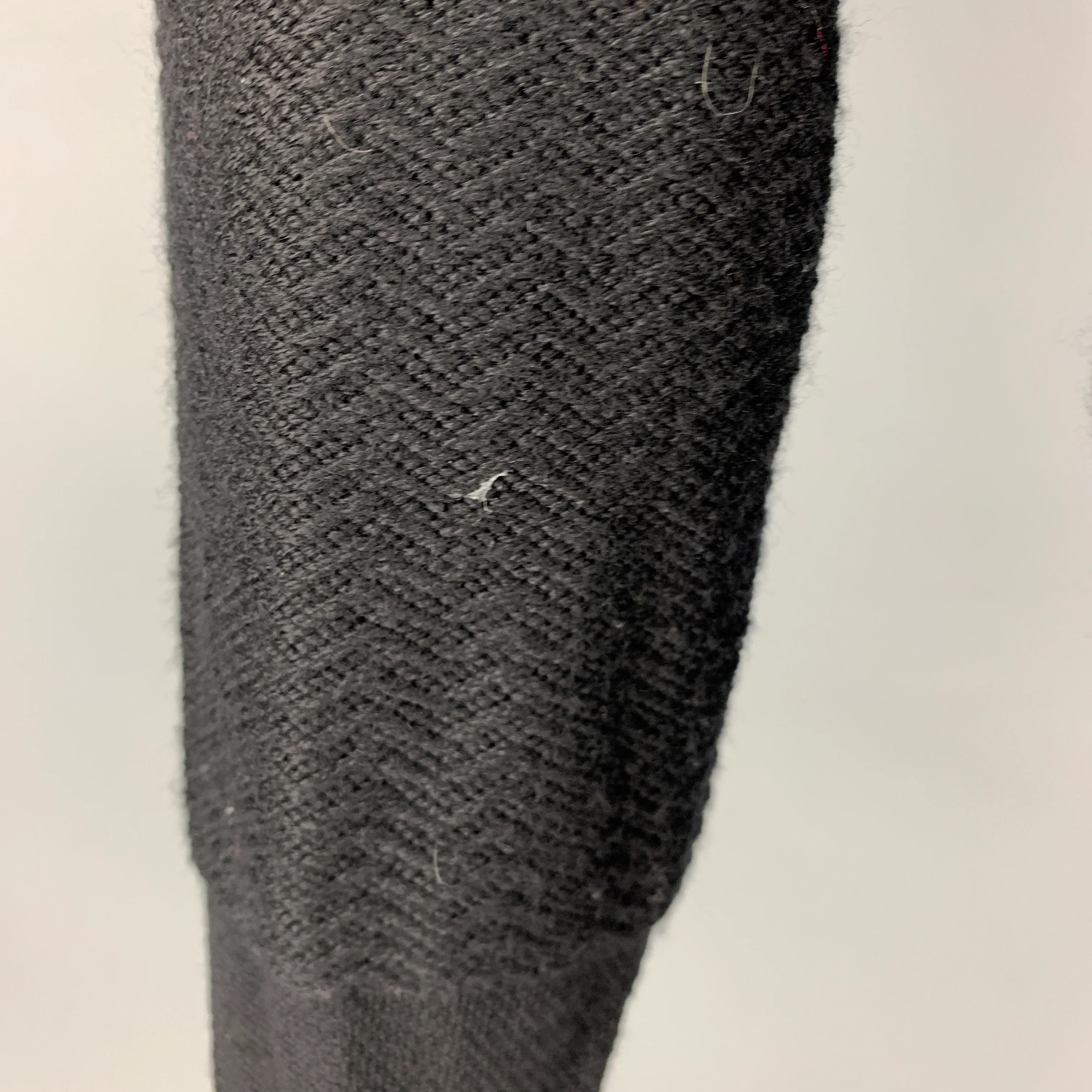 DIOR HOMME Size XS Black Knit Virgin Wool V-Neck Pullover - Image 5