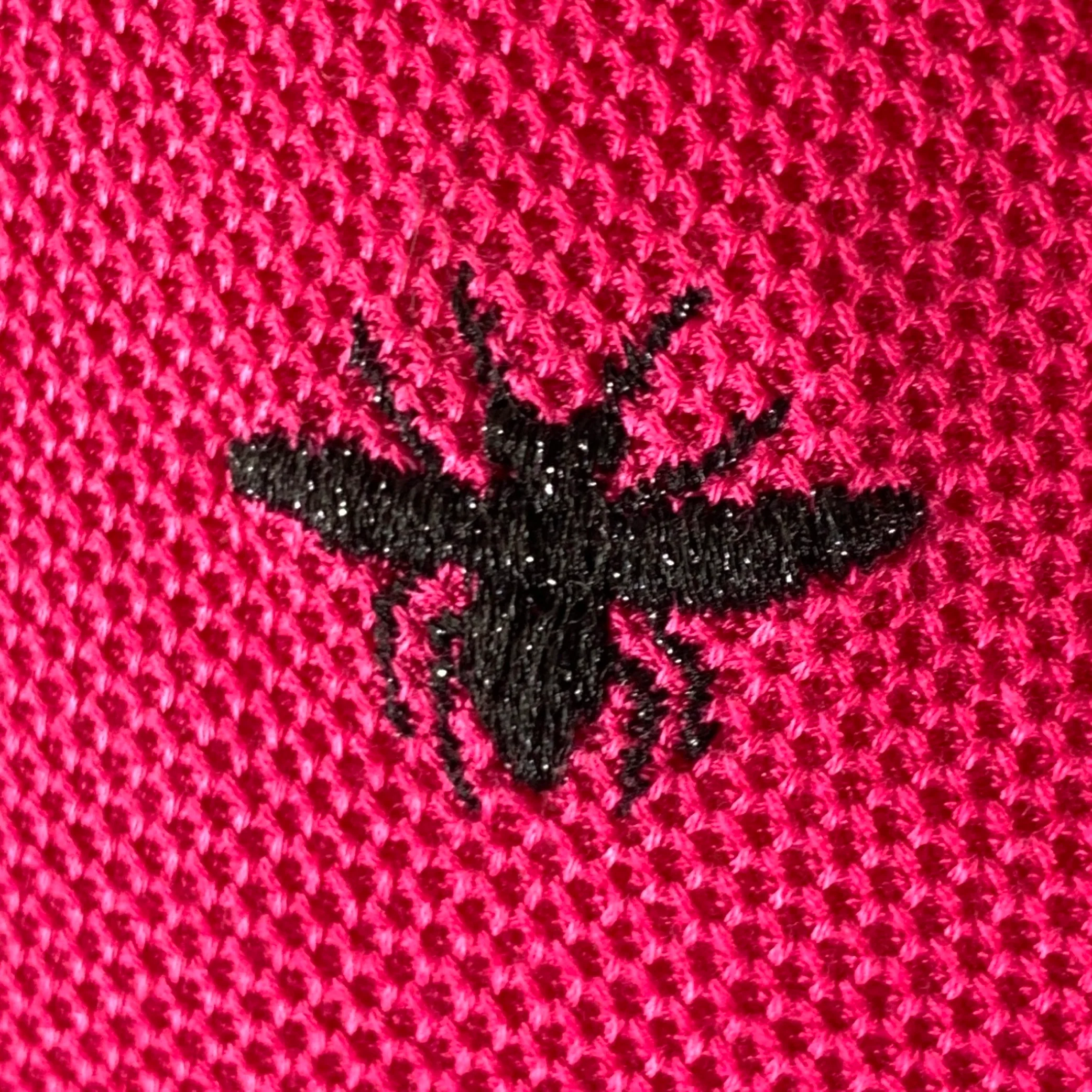 DIOR Size S Pink Black Pique Cap Sleeves Polo - Image 5