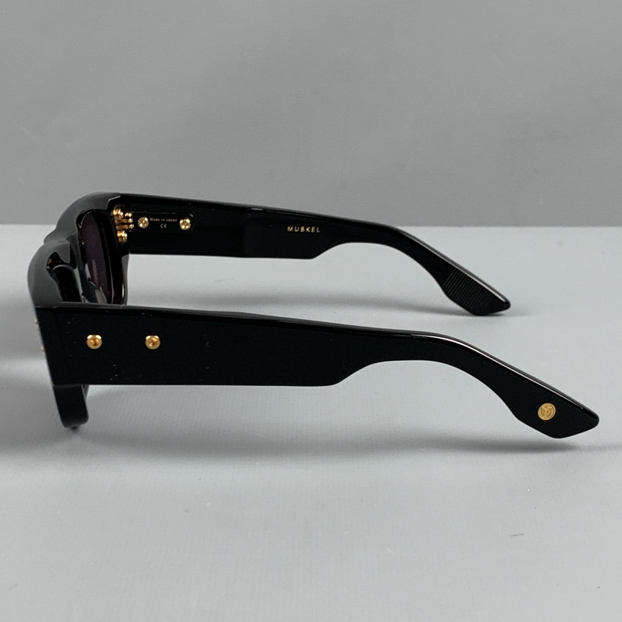 DITA Black Gold Acetate Sunglasses - Image 4