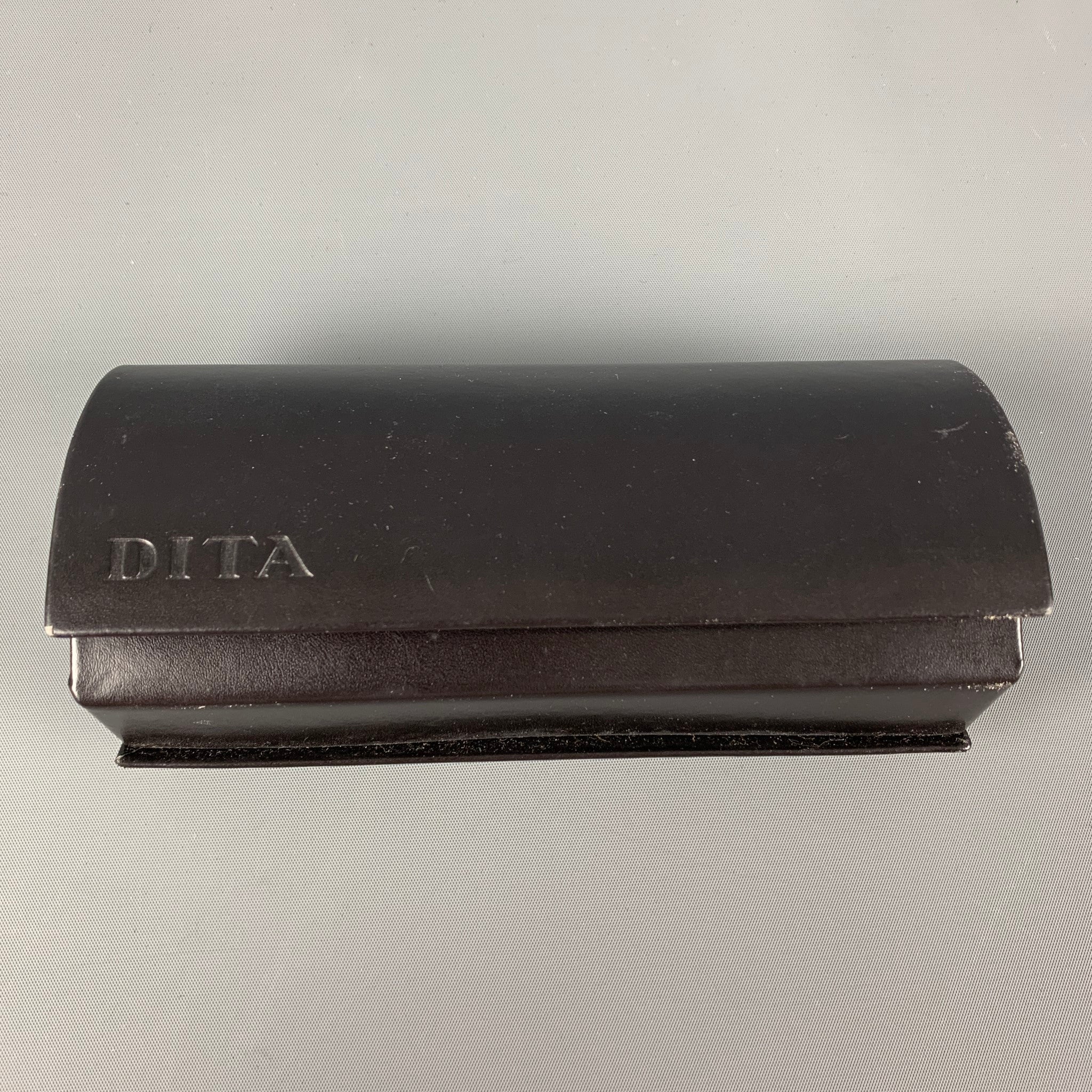 DITA Brown Tortoise Acetate Insider Sunglasses - Image 7