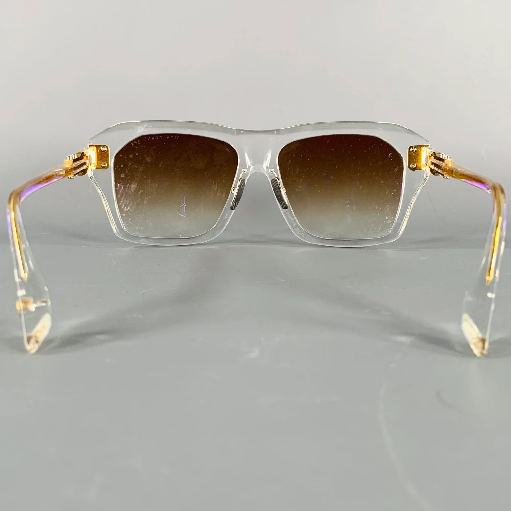 DITA Grand APX Gold Clear Acetate Metal Sunglasses & Eyewear - Image 3