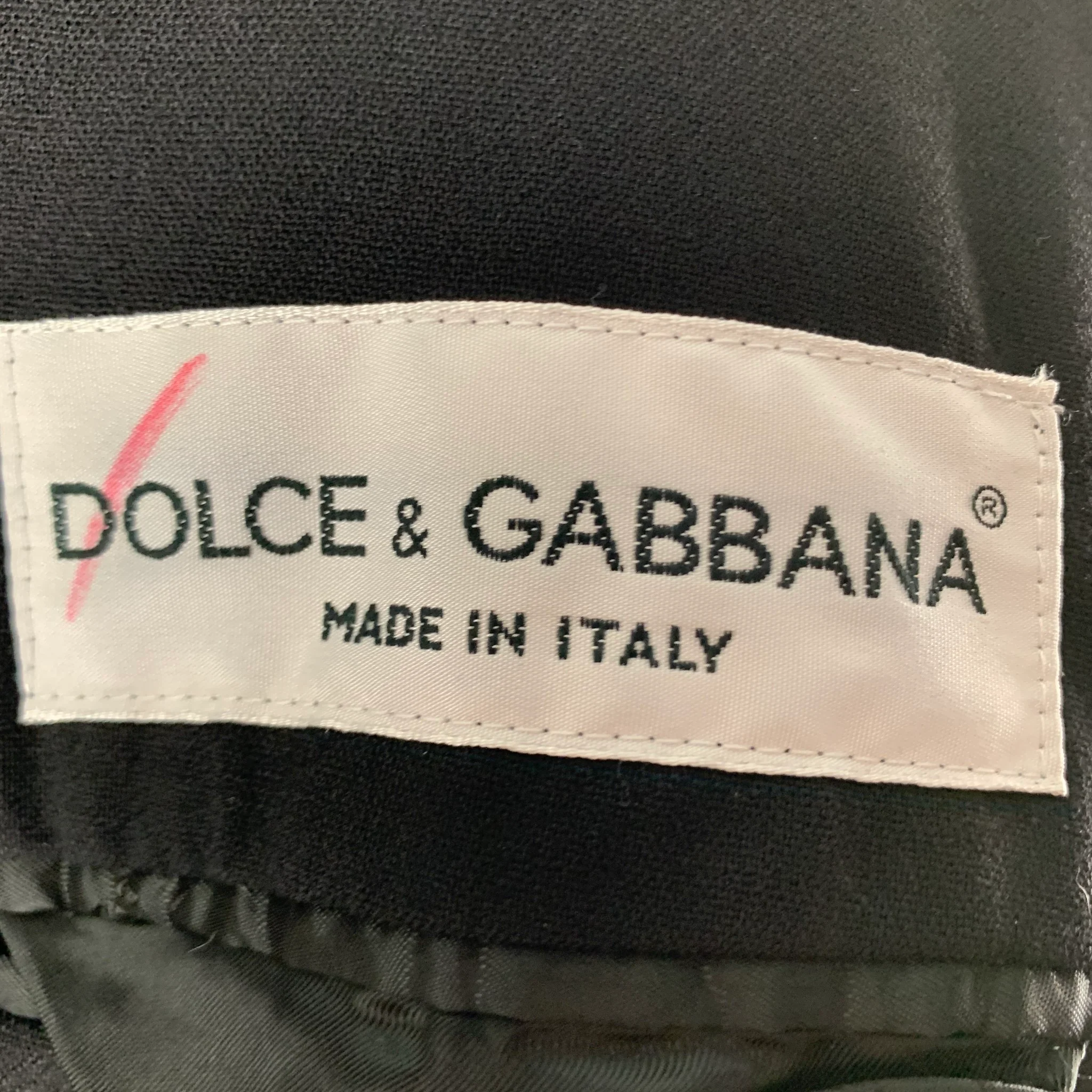 DOLCE & GABBANA Chest Size 40 Black Cashmere Blend Jacket - Image 5