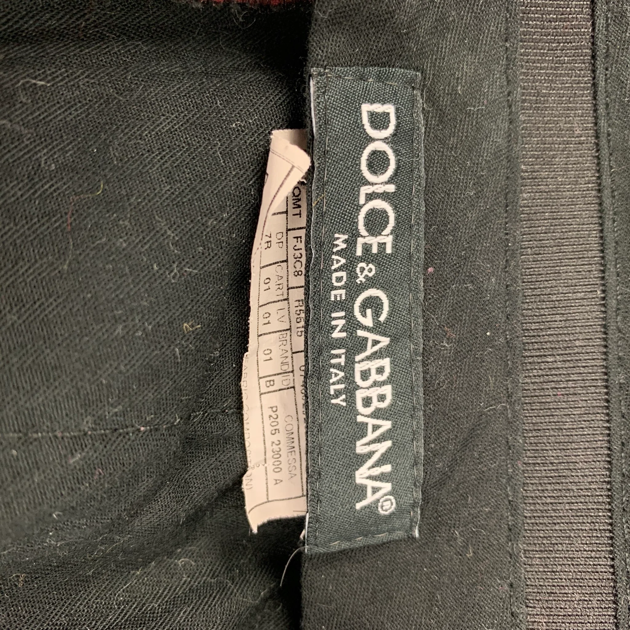 DOLCE & GABBANA Size 36 Burgundy Jacquard Wool Silk Shawl Collar 3 Piece Suit - Image 10