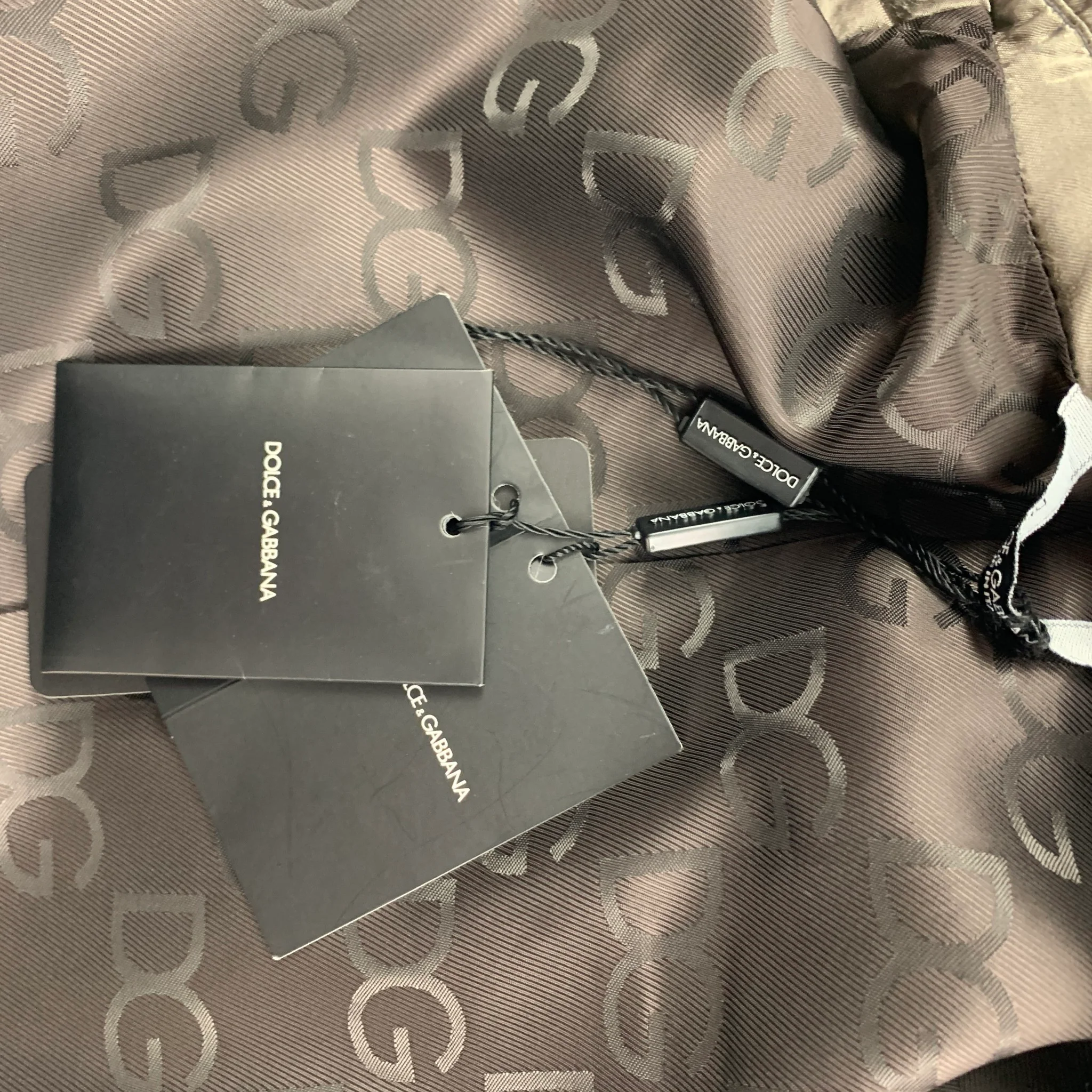 DOLCE & GABBANA Size 40 Gray Cotton Rayon Notch Lapel Sport Coat - Image 8