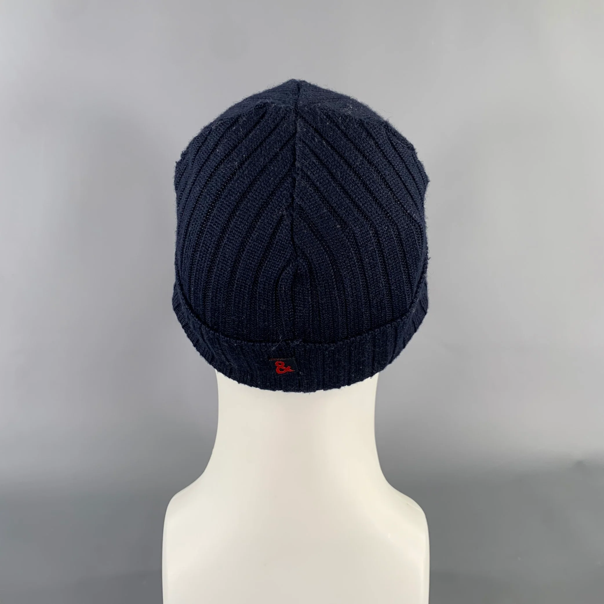DOLCE & GABBANA Size XS Navy Wool Hats - Image 2