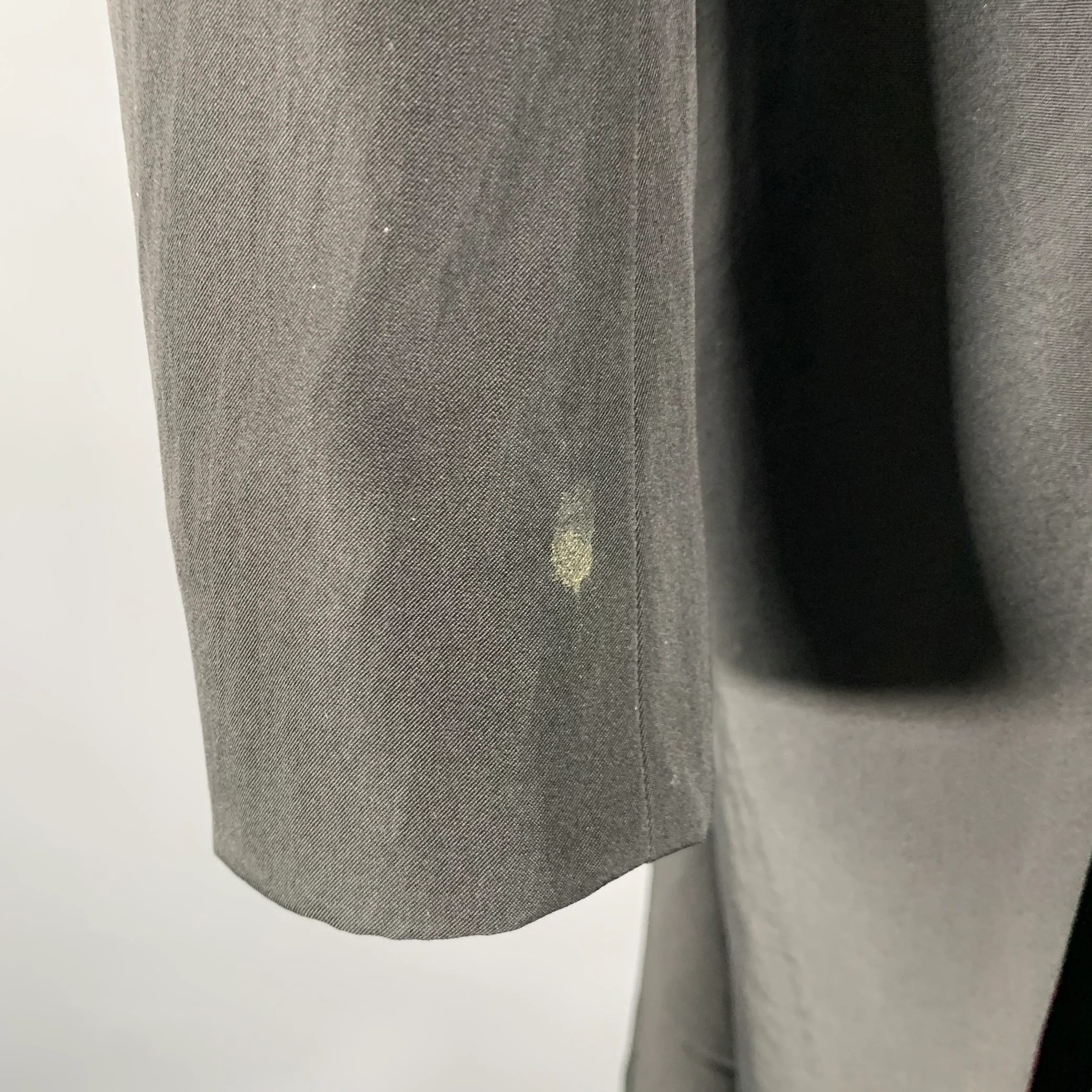 DONNA KARAN Size 6 Black Pink Wool Blend Coat - Image 7