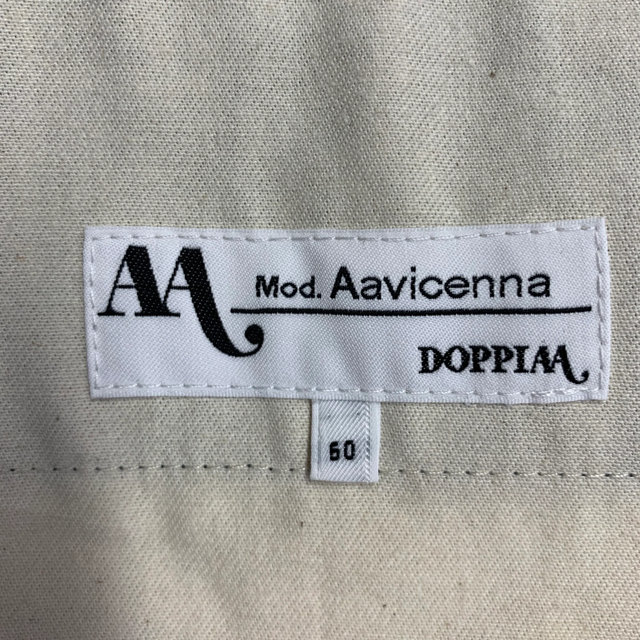 DOPPIAA Size 44 Navy Elastic Waistband Casual Pants - Image 4