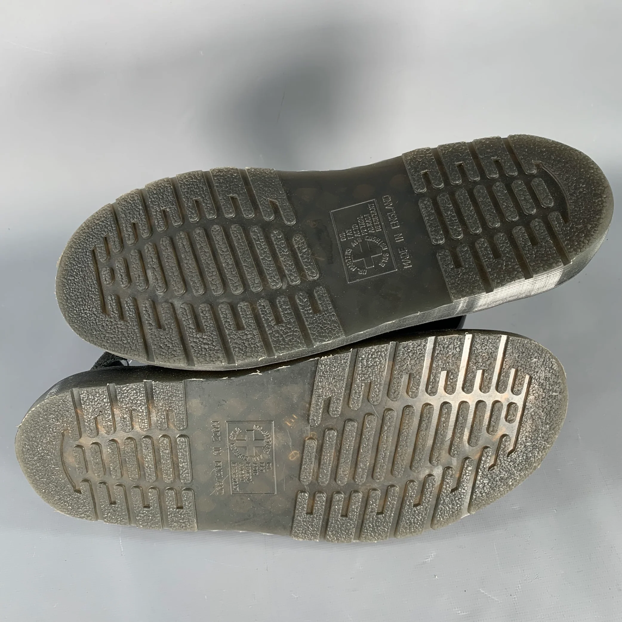 DR. MARTENS Size 10 Black Textured Leather Belted Sandals - Image 6