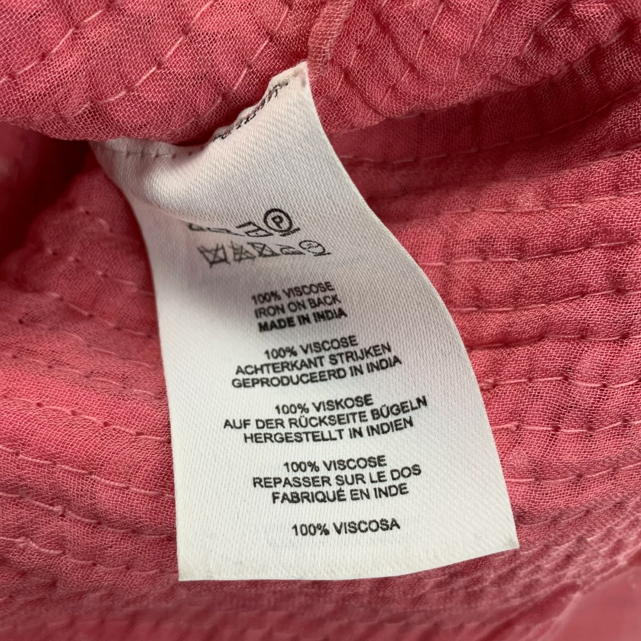DRIES VAN NOTEN FW 21 Size 10 Pink Viscose Sequined Sleeveless Dress Top - Image 4