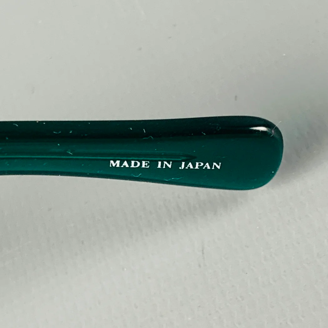 DRIES VAN NOTEN Green Grey Acetate Sunglasses - Image 7