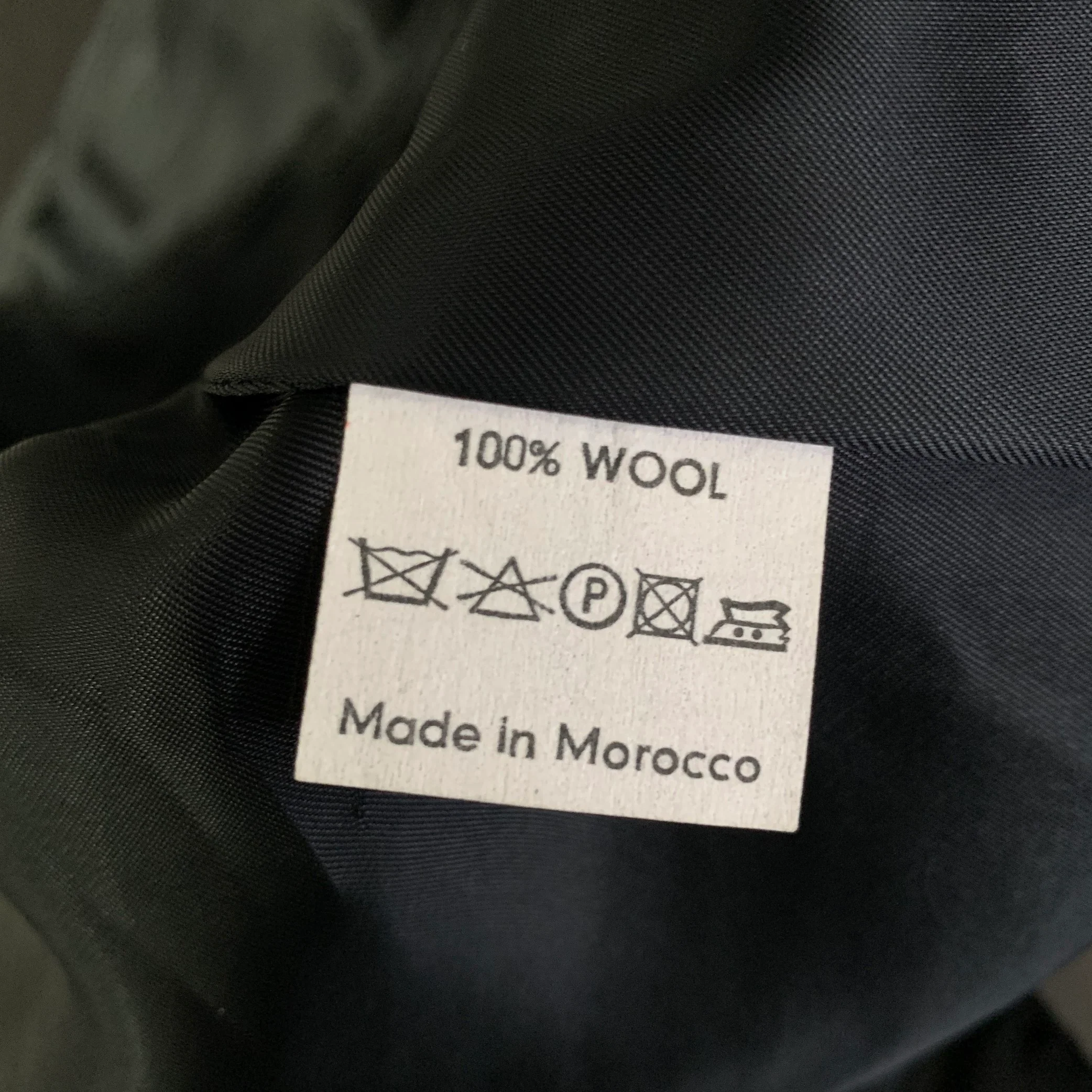DRIES VAN NOTEN Size 36 Black Stripe Wool Notch Lapel Sport Coat - Image 7
