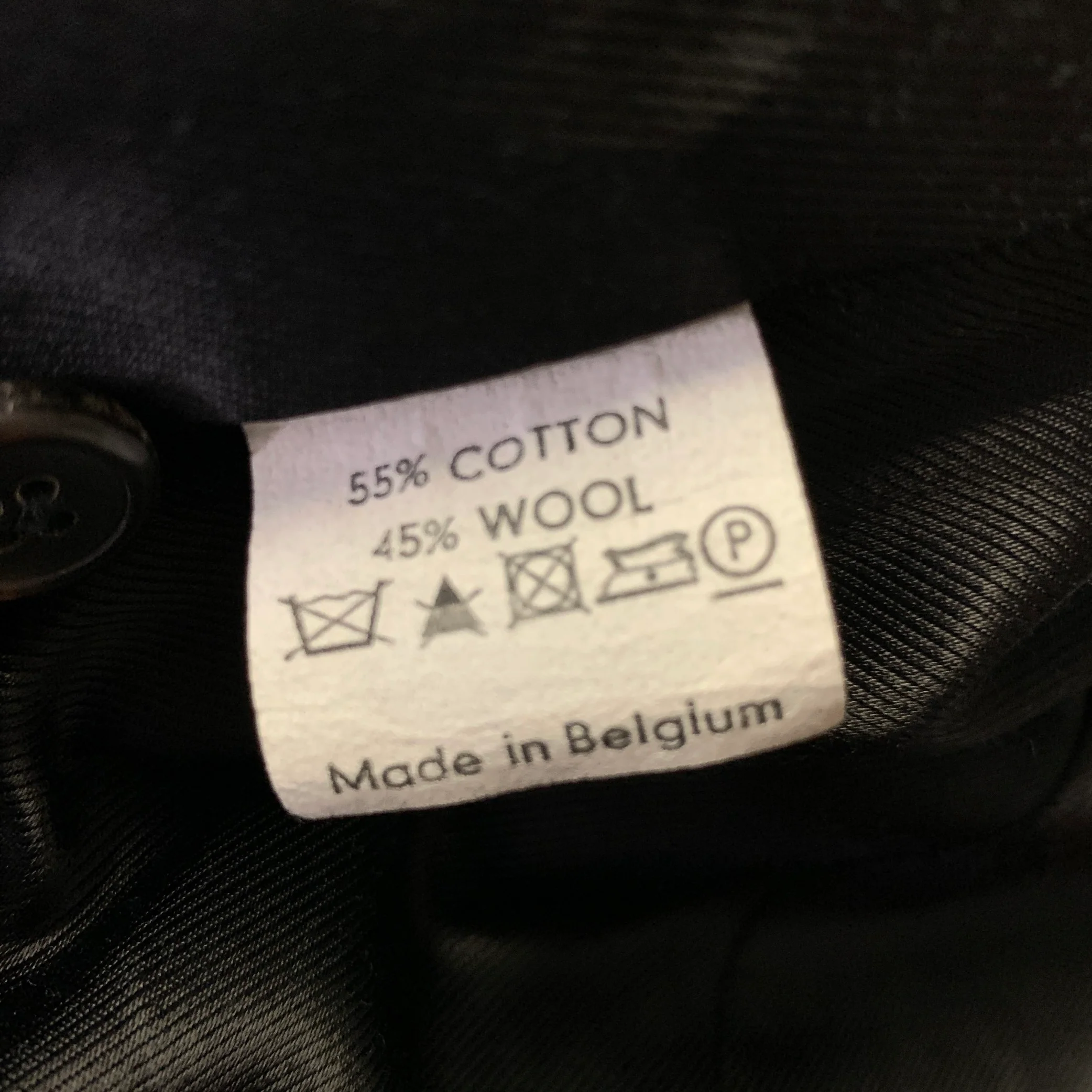 DRIES VAN NOTEN Size 40 Black Cotton Wool Hidden Placket Coat - Image 6