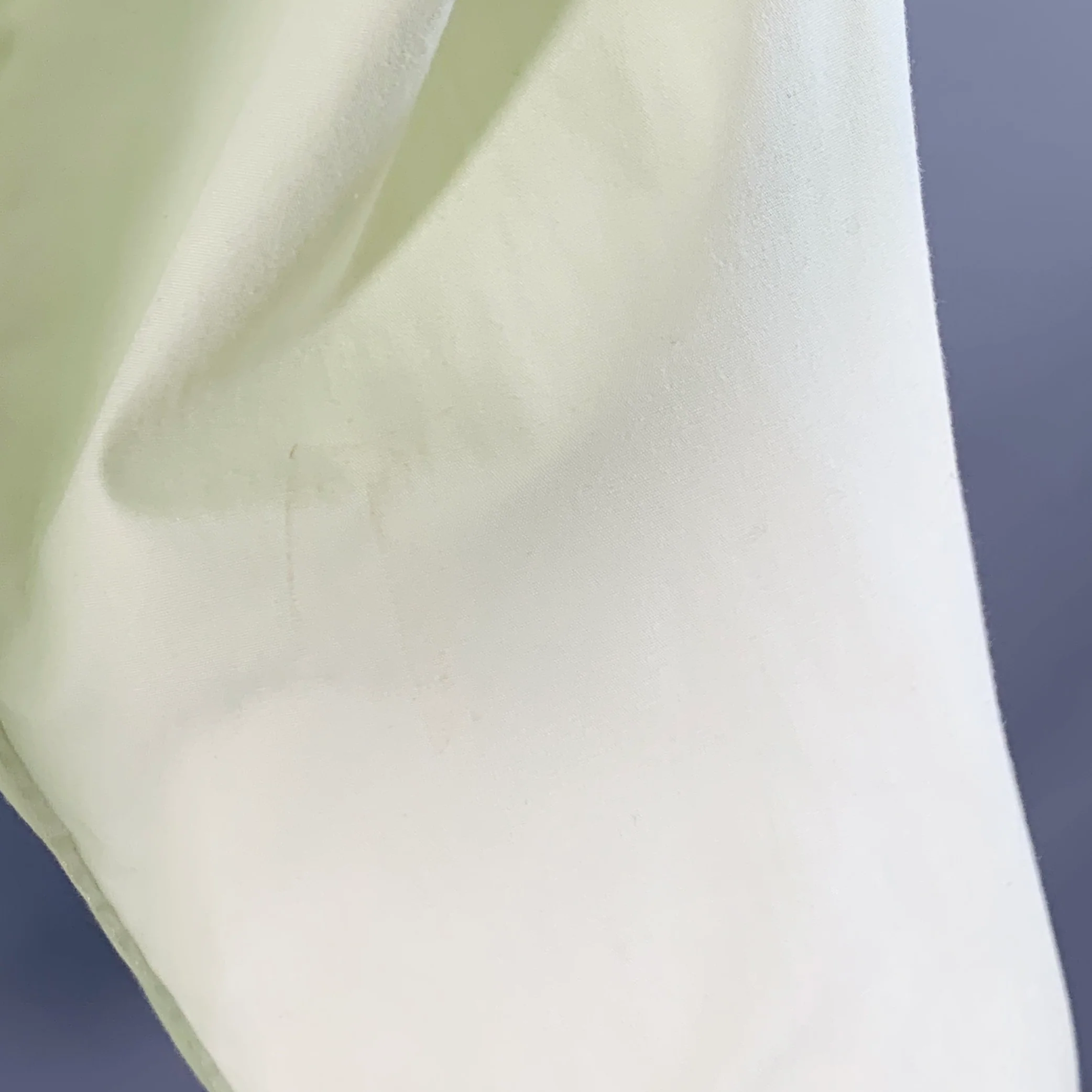 DRIES VAN NOTEN Size 42 Green Lime Cotton One Pocket Long Sleeve Shirt - Image 8