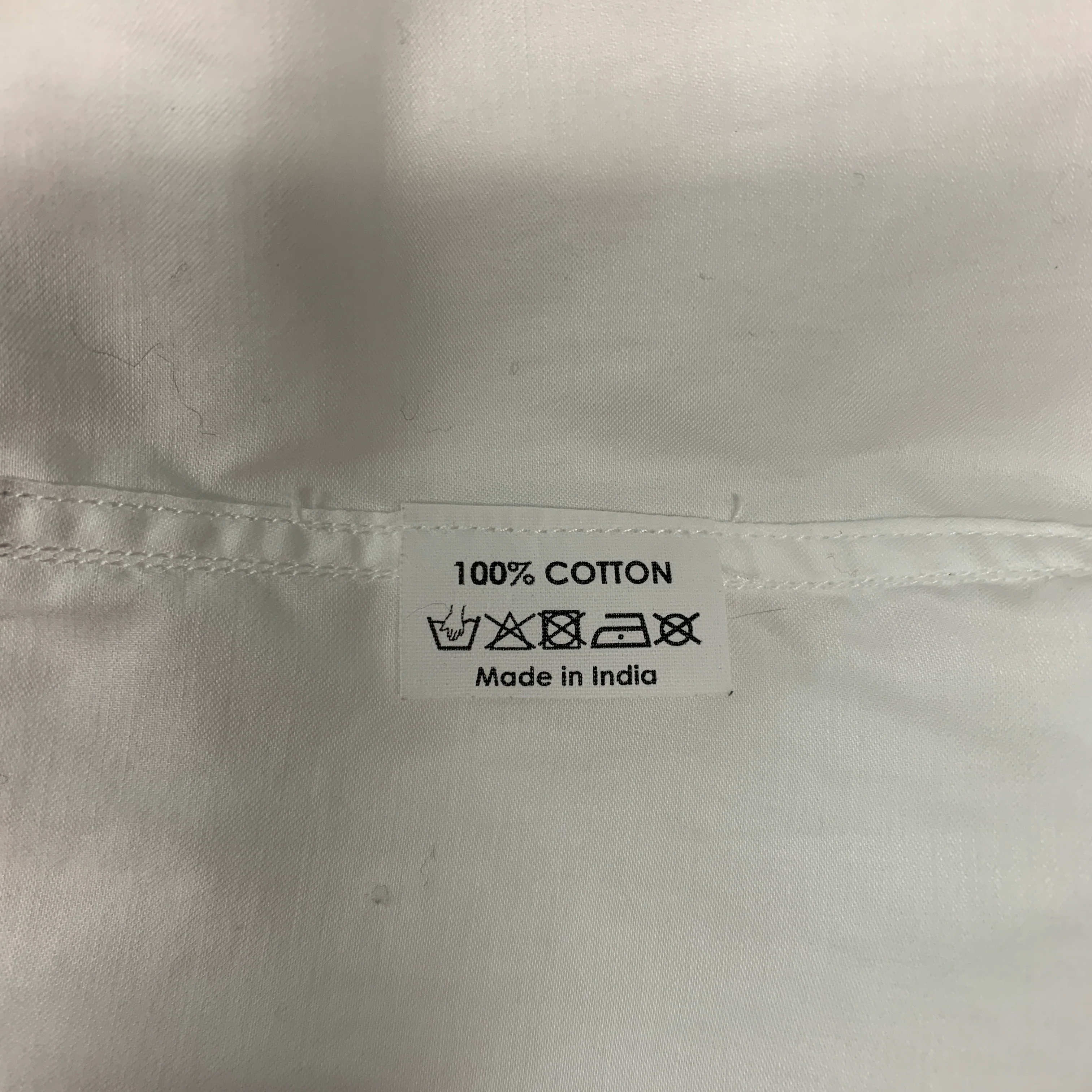 DRIES VAN NOTEN Size 6 White Silver Cotton Blouse Casual Top - Image 9