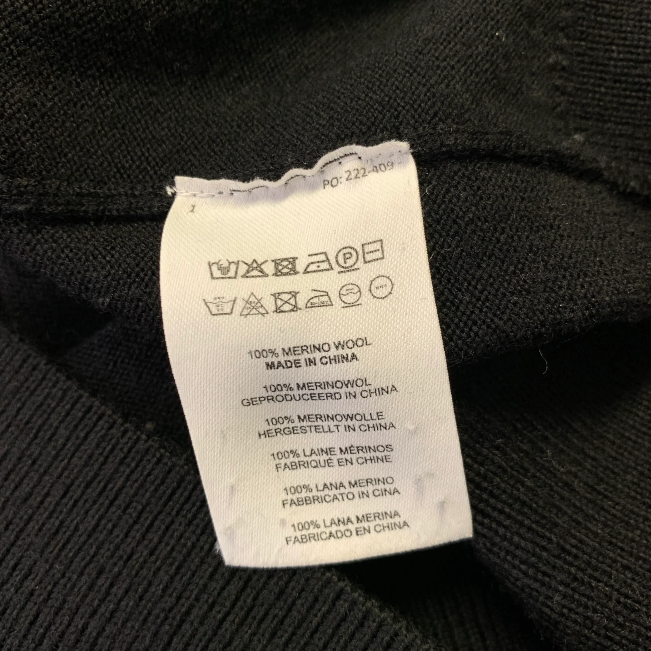 DRIES VAN NOTEN Size L Black Wool Cardigan - Image 6