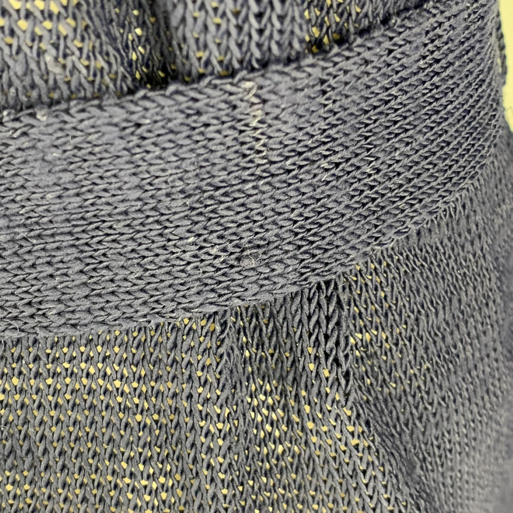 DRIES VAN NOTEN Size M Navy Knit Linen Blend Buttoned Cardigan - Image 5