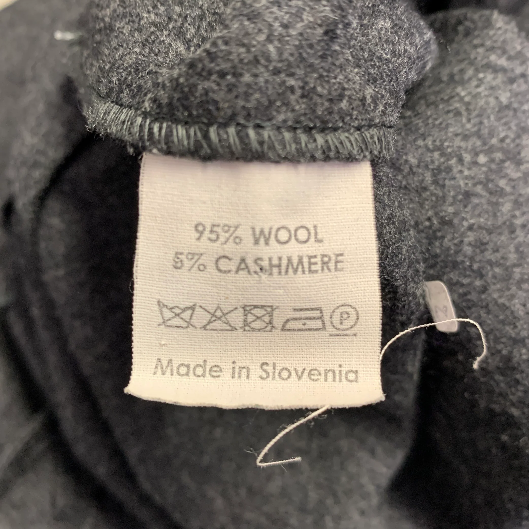 DRIES VAN NOTEN Size S Grey Wool Cashmere Collarless Zip Up Coat - Image 6
