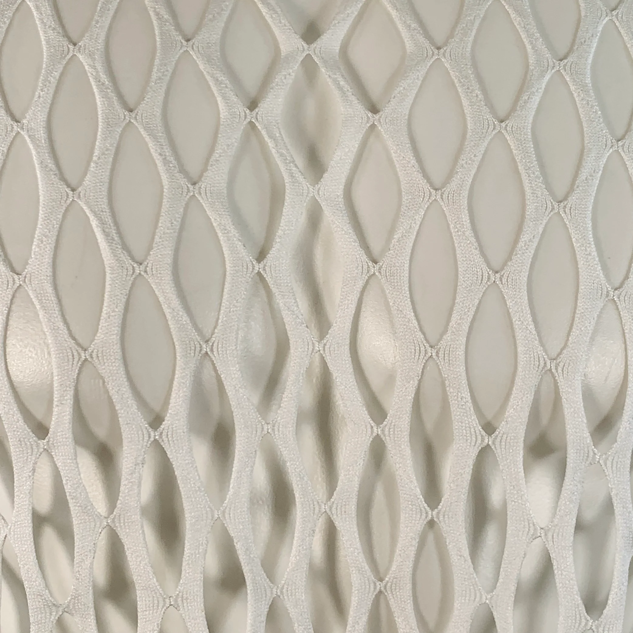 DRIES VAN NOTEN Size XS White Fishnet Mesh Polyester Long Sleeve Pullover - Image 2