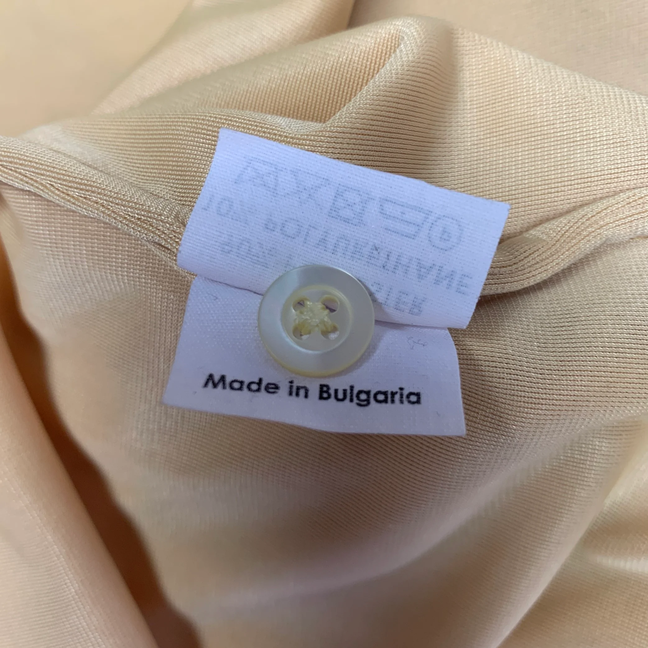 DRIES VAN NOTEN SS2020 Size 38 Yellow Velvet Polyester Blend Long Sleeve Shirt - Image 6