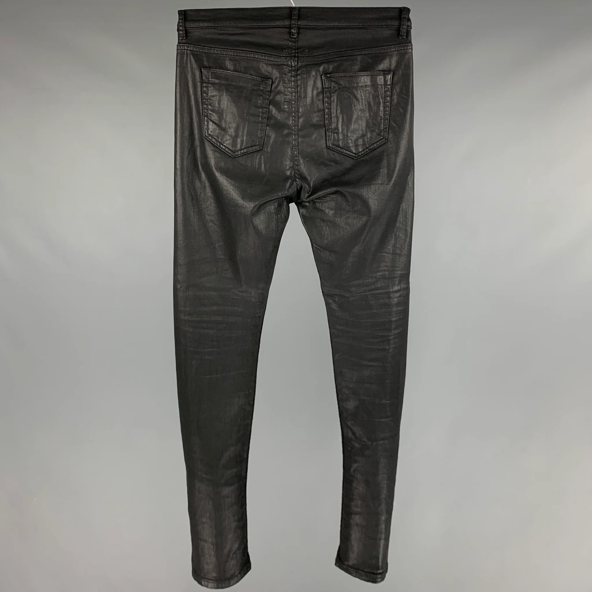 DRKSHDW Size 31 Black Cotton Spandex Slim Button Fly Jeans - Image 2