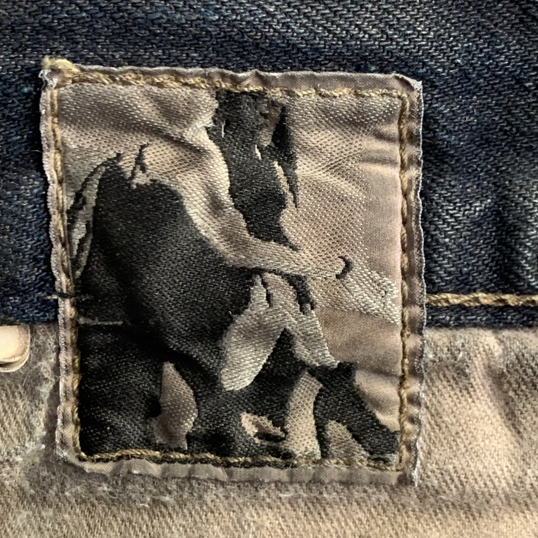 DRKSHDW Size 33 Grey Charcoal Distressed Denim Button Fly Shorts - Image 3