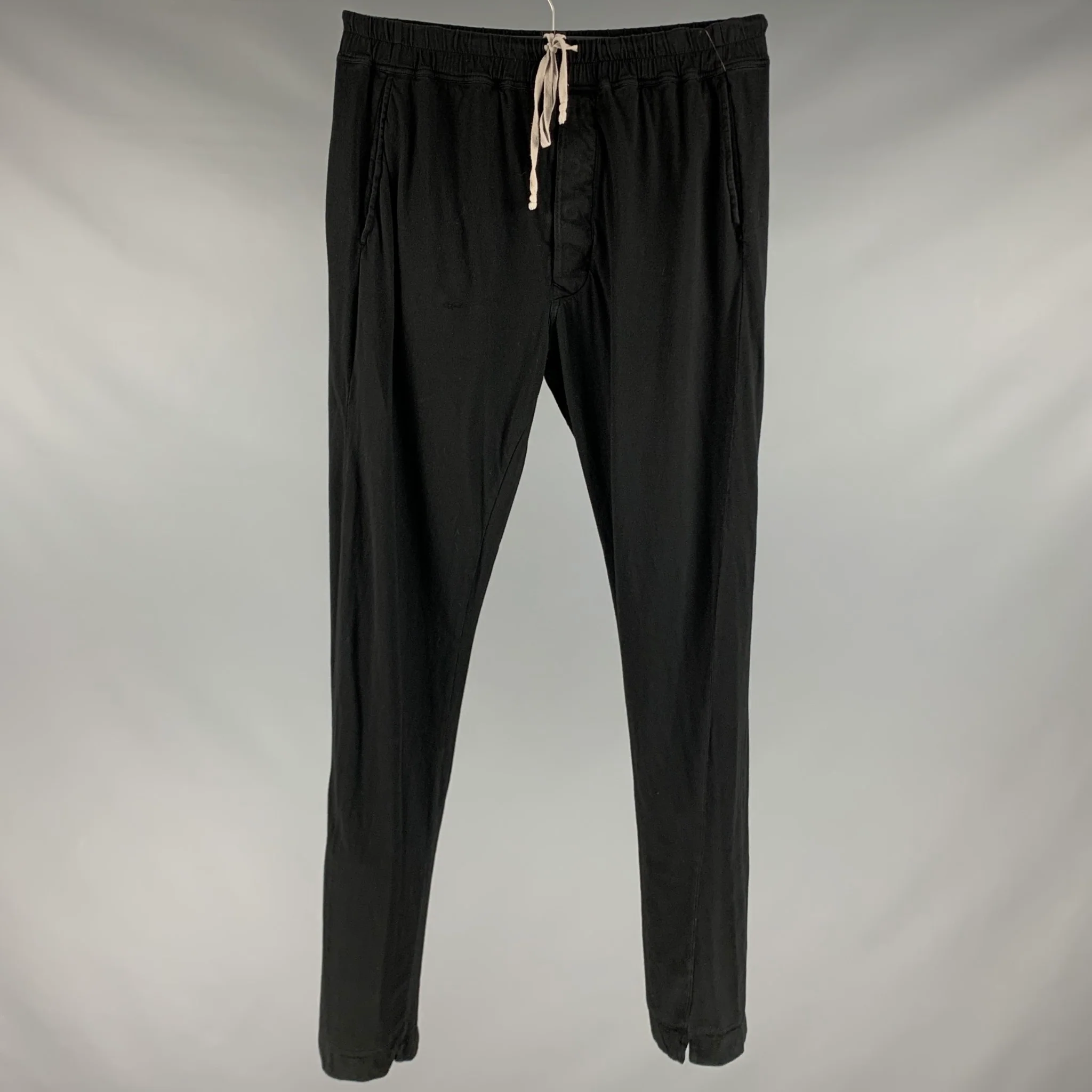 DRKSHDW Size M Black Cable Cotton Sweatpants Casual Pants
