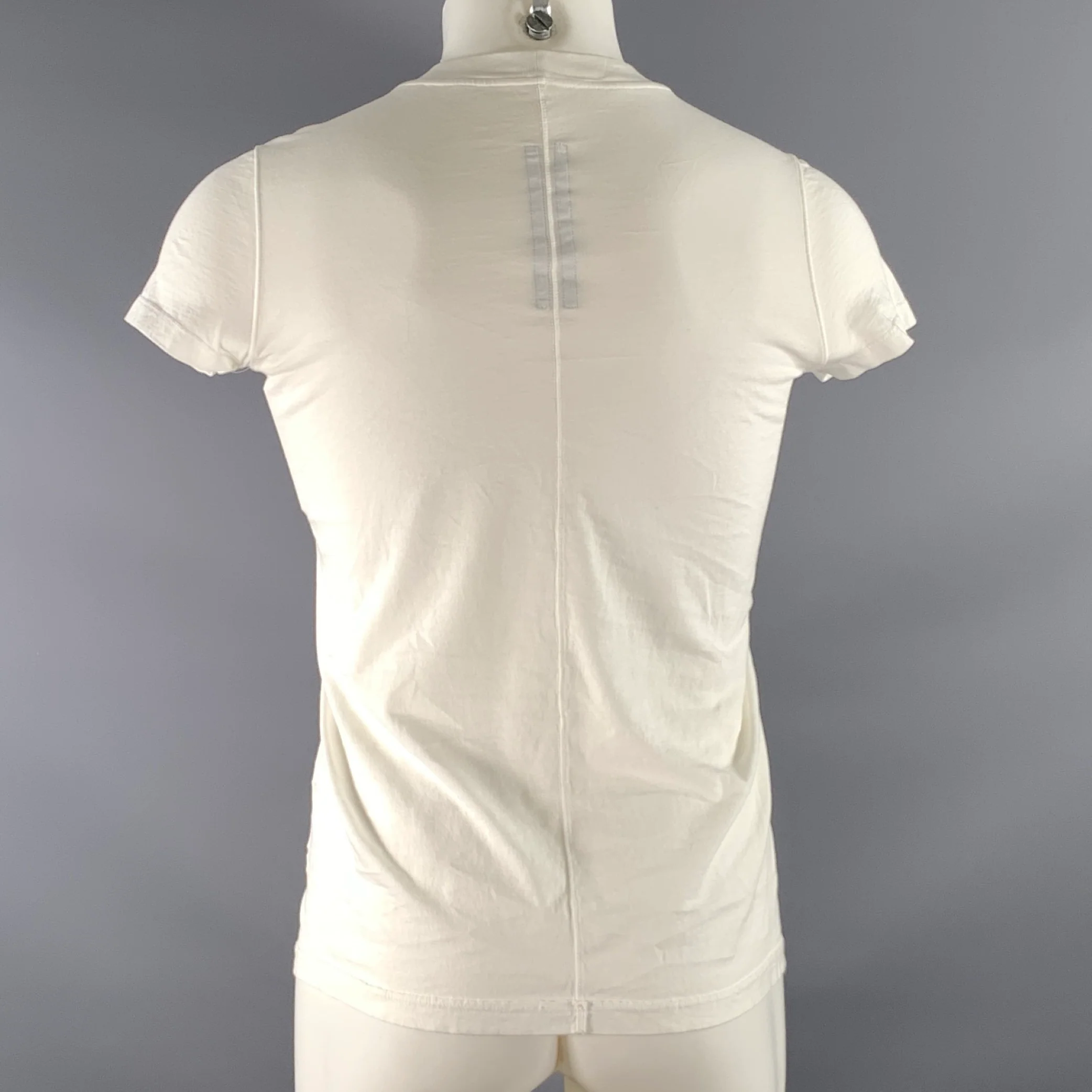 DRKSHDW Size M White Cotton T shirt - Image 3