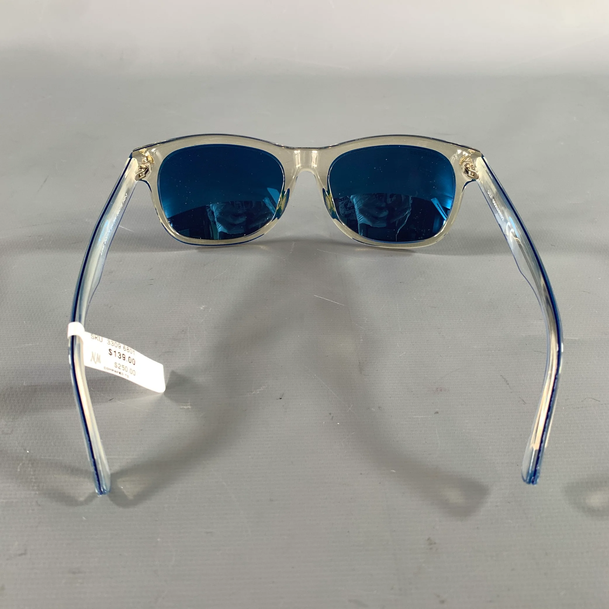 DSQUARED2 Blue Clear Sunglasses & Eyewear - Image 4