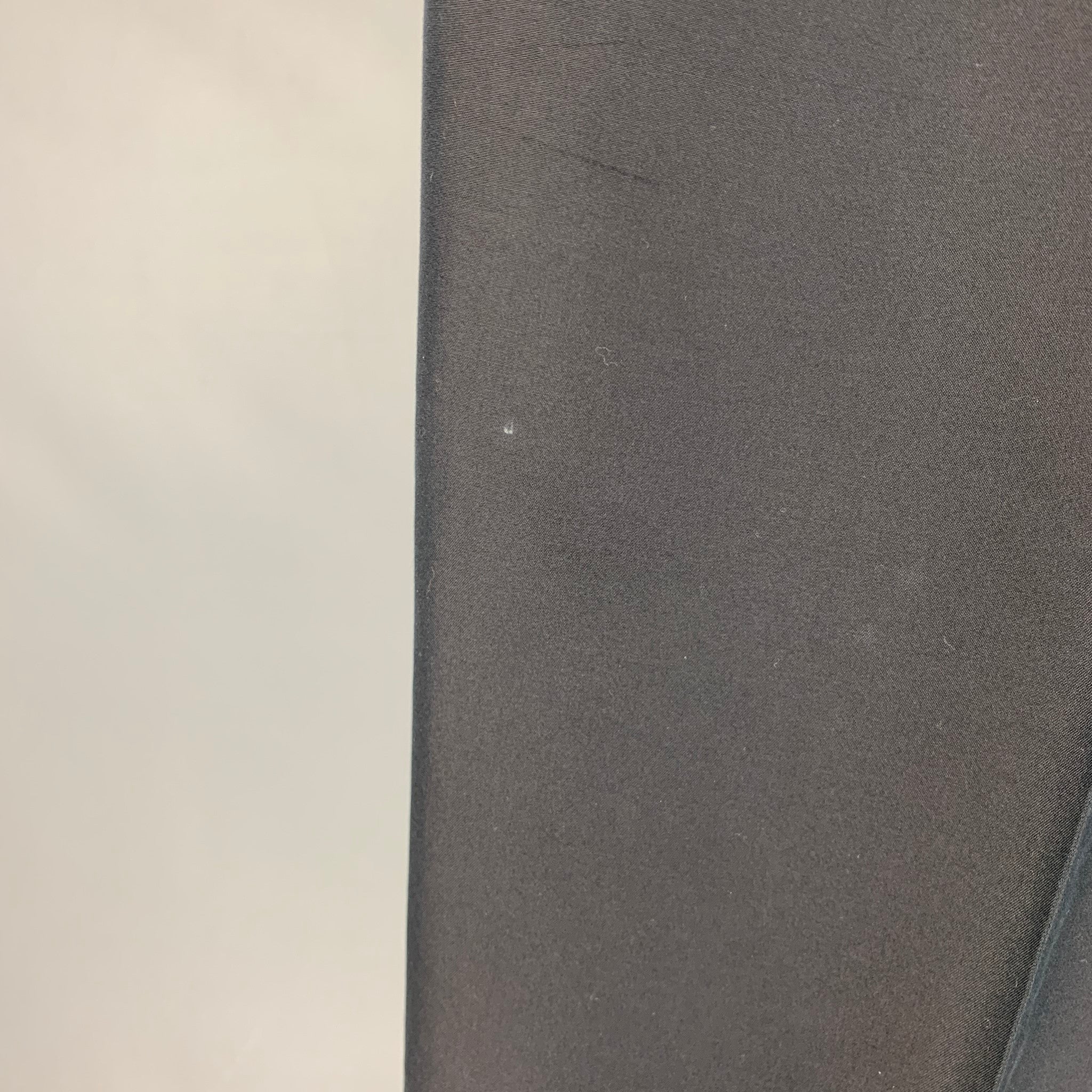 DSQUARED2 Size 32 Black Cotton Silk Tuxedo Dress Pants - Image 3