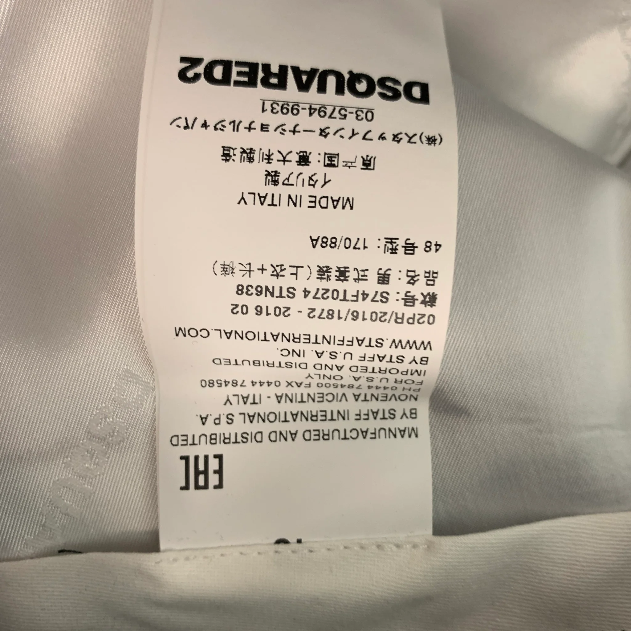 DSQUARED2 Size 32 Black Wool Blend Side Tabs Dress Pants - Image 4