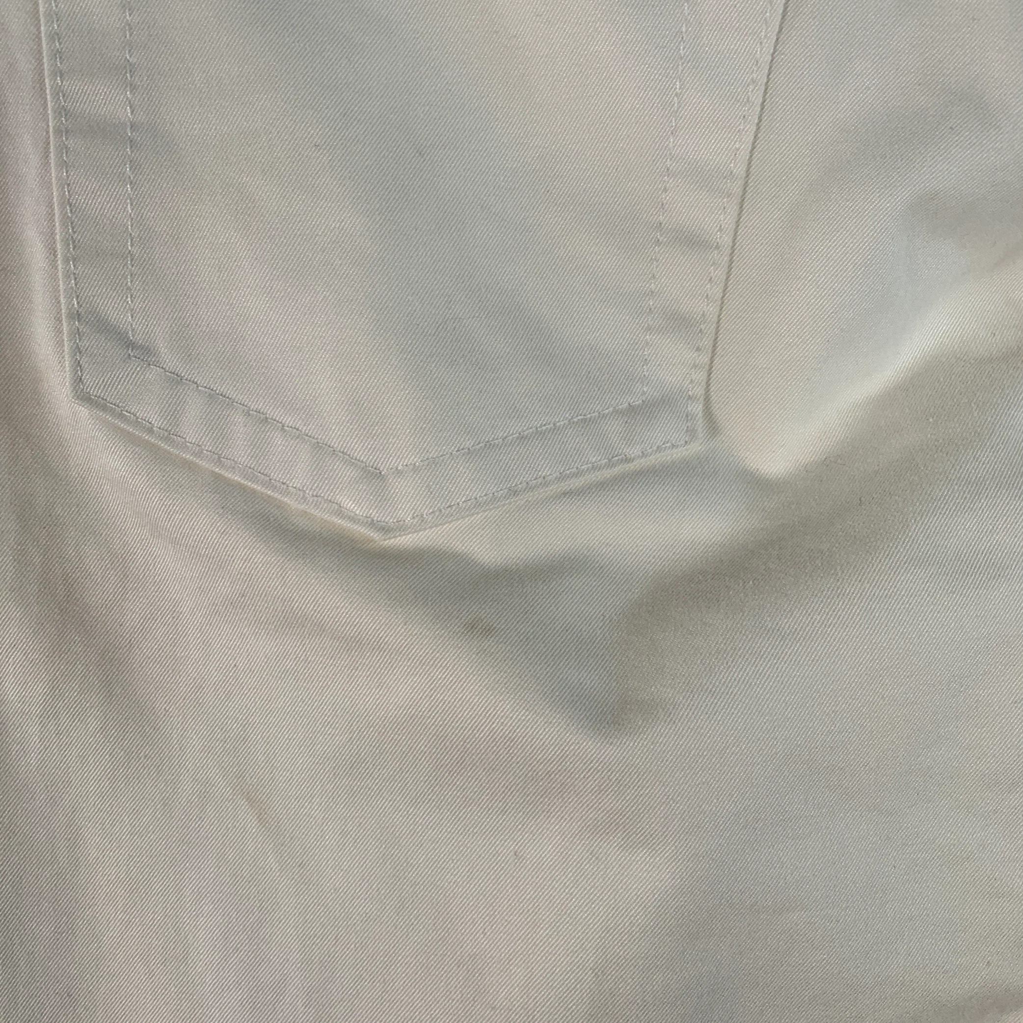 DSQUARED2 Size 34 Cream Twill Cotton Straight Casual Pants - Image 7