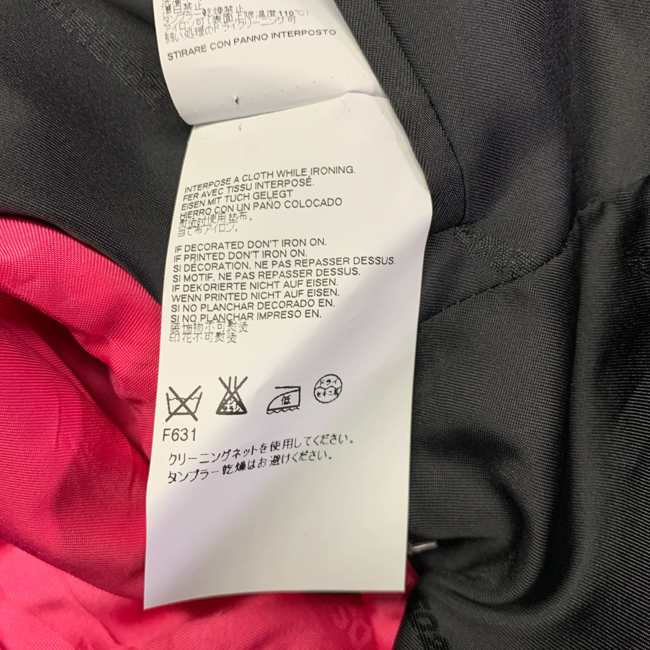 DSQUARED2 Size 38 Black Polyester Blend Peak Lapel Sport Coat - Image 10