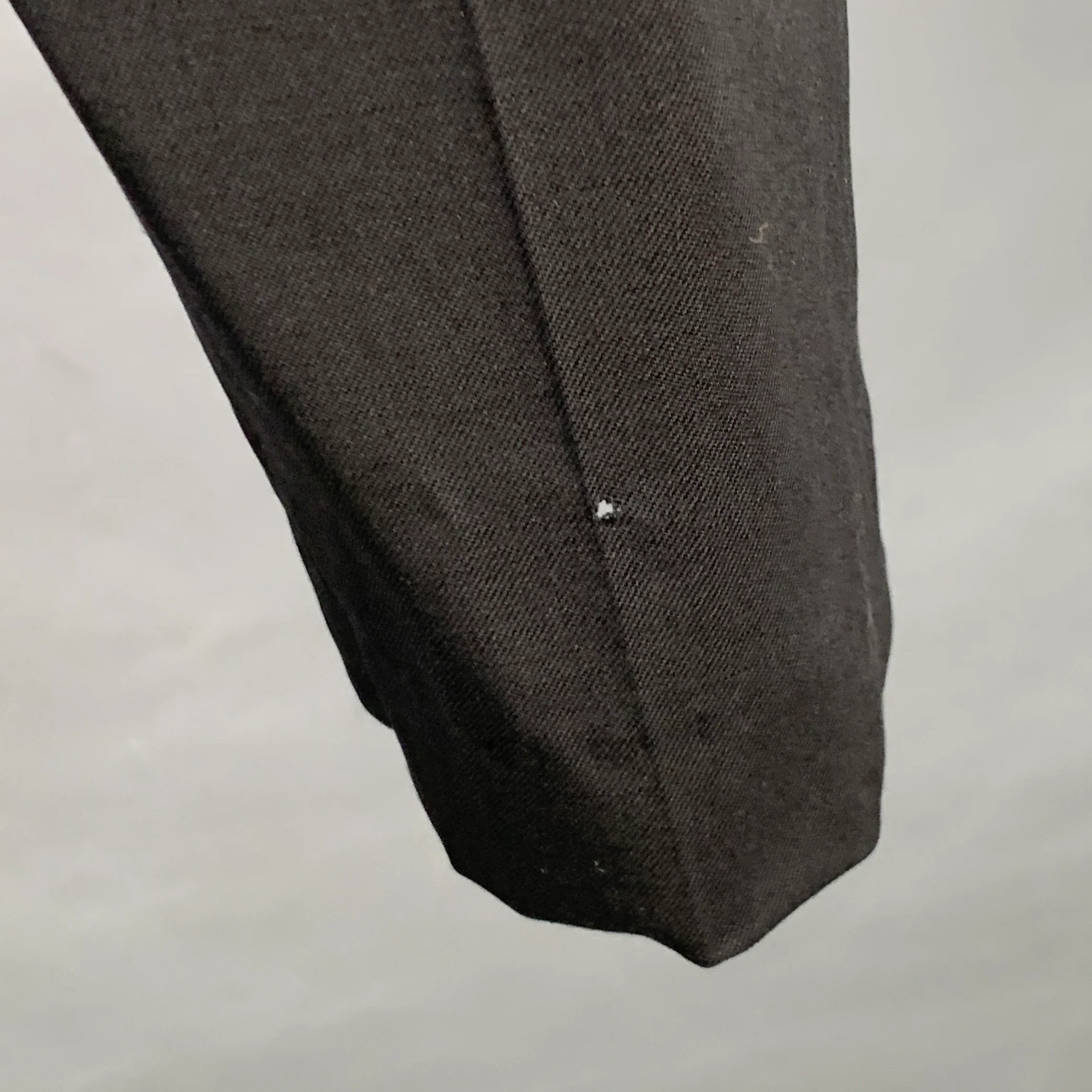 DSQUARED2 Size 38 Black Virgin Wool Blend Flat Front Dress Pants - Image 3