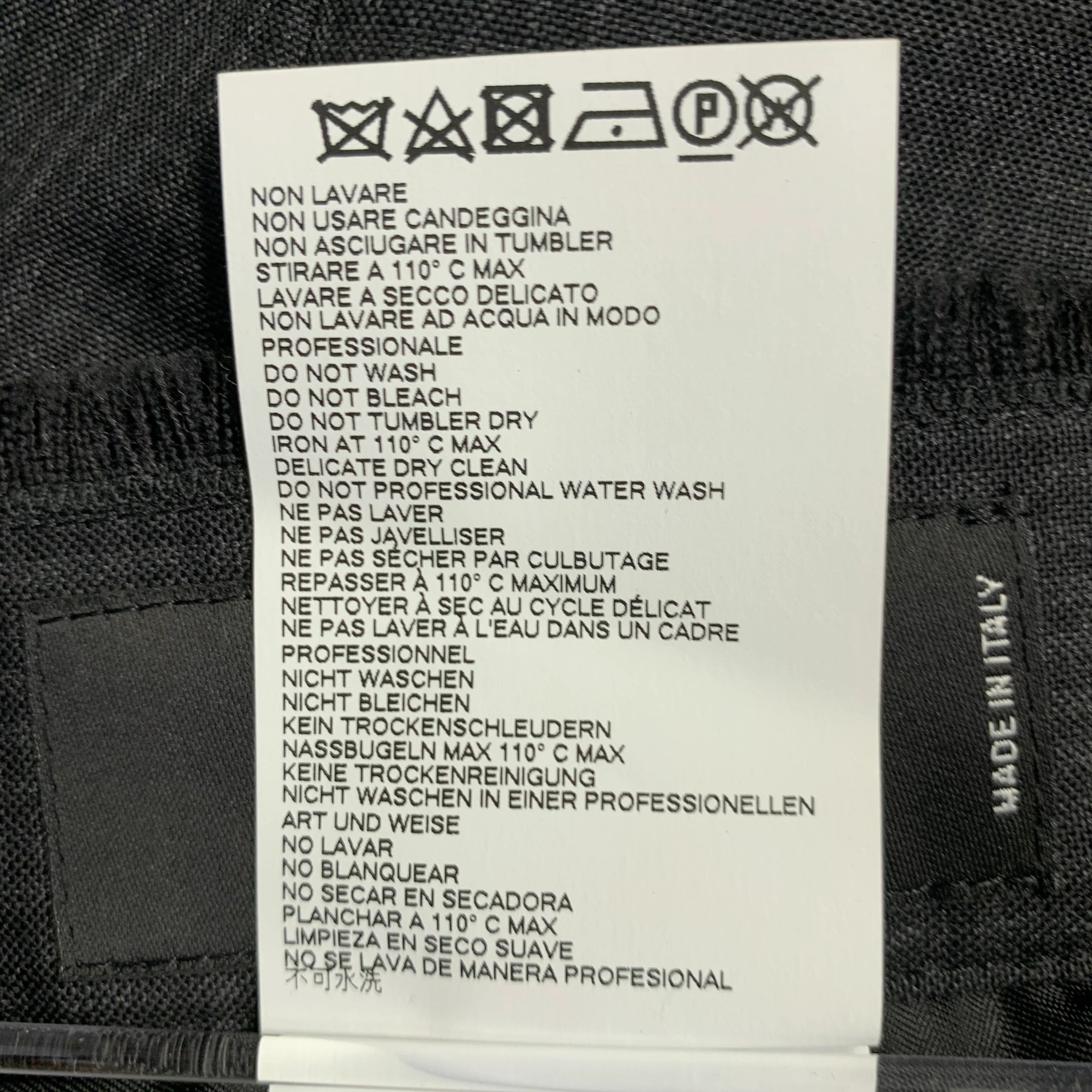 DSQUARED2 Size 38 Grey Black Checkered Wool Raw Edge Dress Pants - Image 5