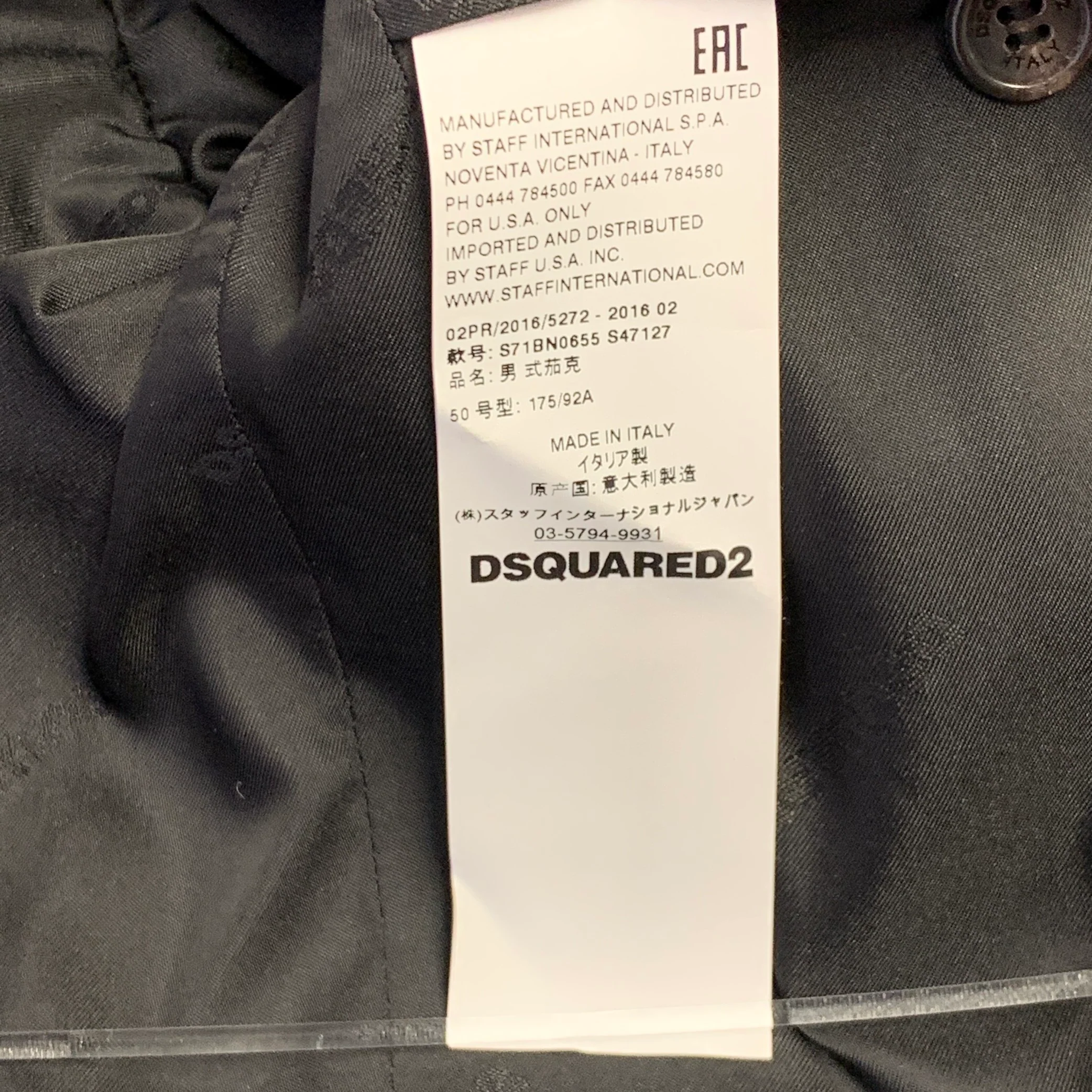 DSQUARED2 Size 40 Green Navy Black Blackwatch Plaid Wool Zippers Sport Coat - Image 8