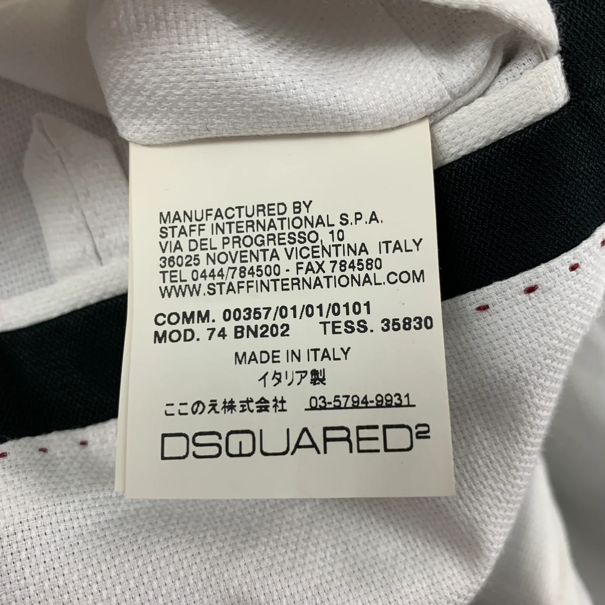 DSQUARED2 Size 44 Black Cotton Shawl Collar Sport Coat - Image 7
