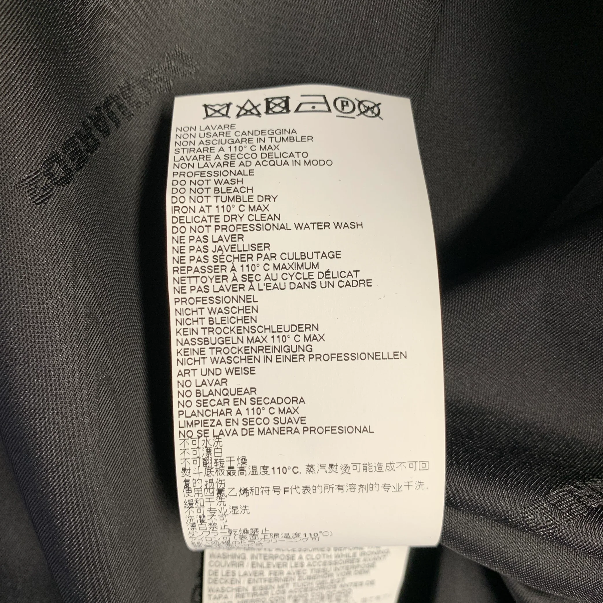 DSQUARED2 Size 44 Black Silver Virgin Wool Blend Utility Sport Coat - Image 10