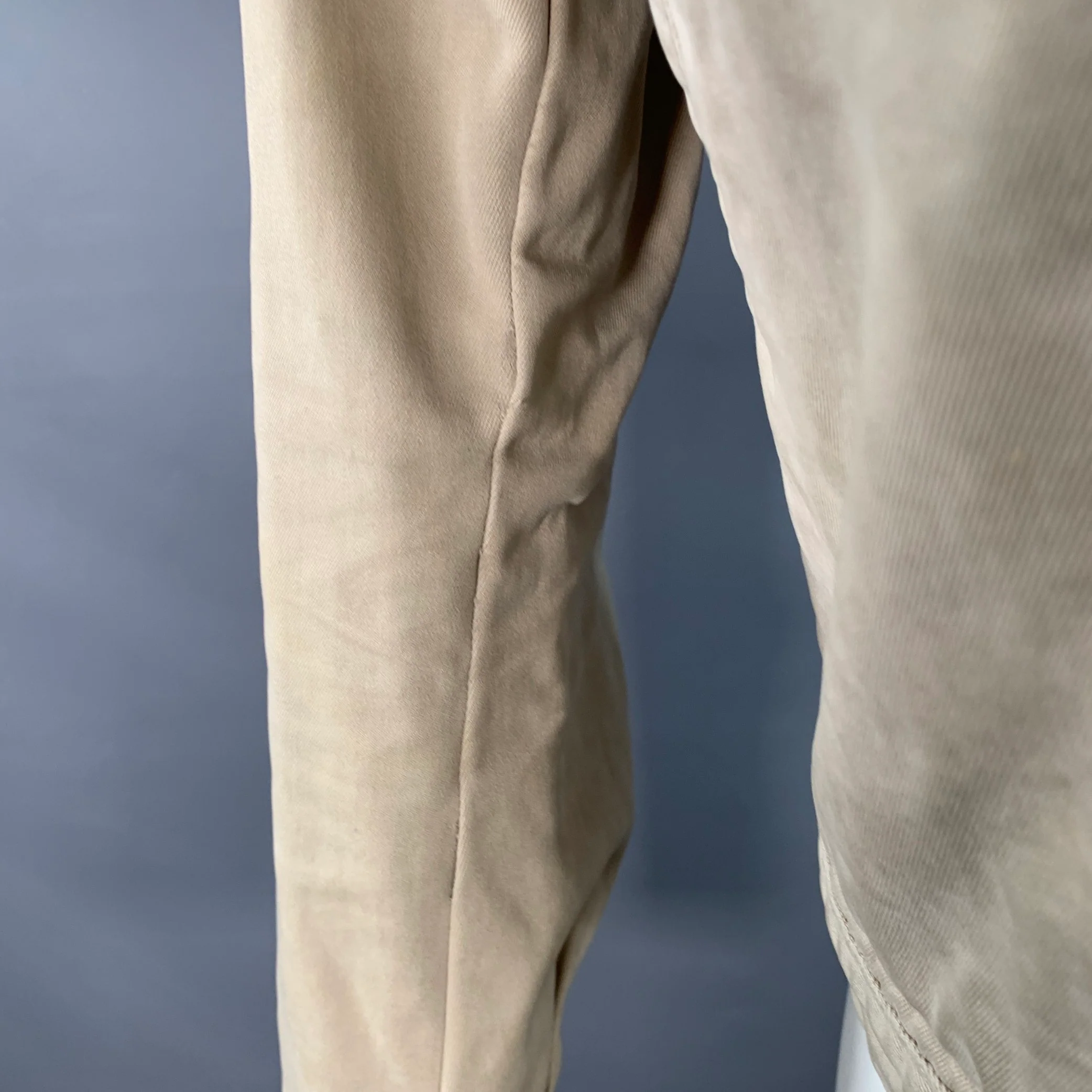 DSQUARED2 Size S Beige Twill Cotton Button Up Jacket - Image 10