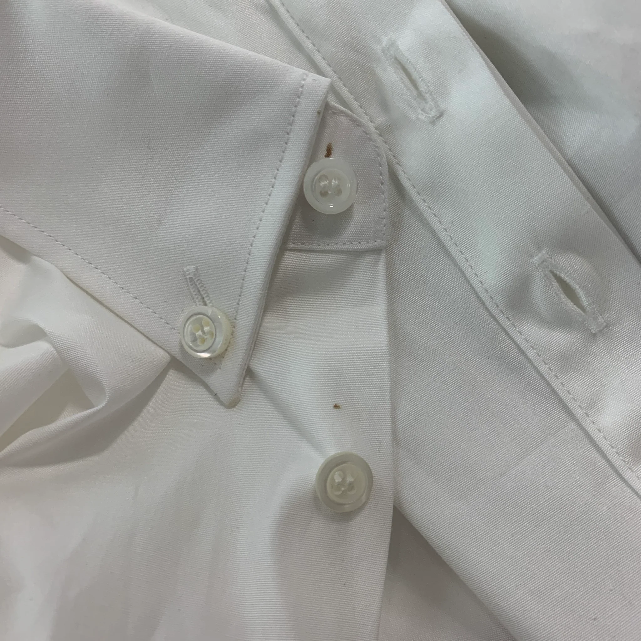 DSQUARED2 Size XXS White Cotton Solid Button Down Shirt - Image 7